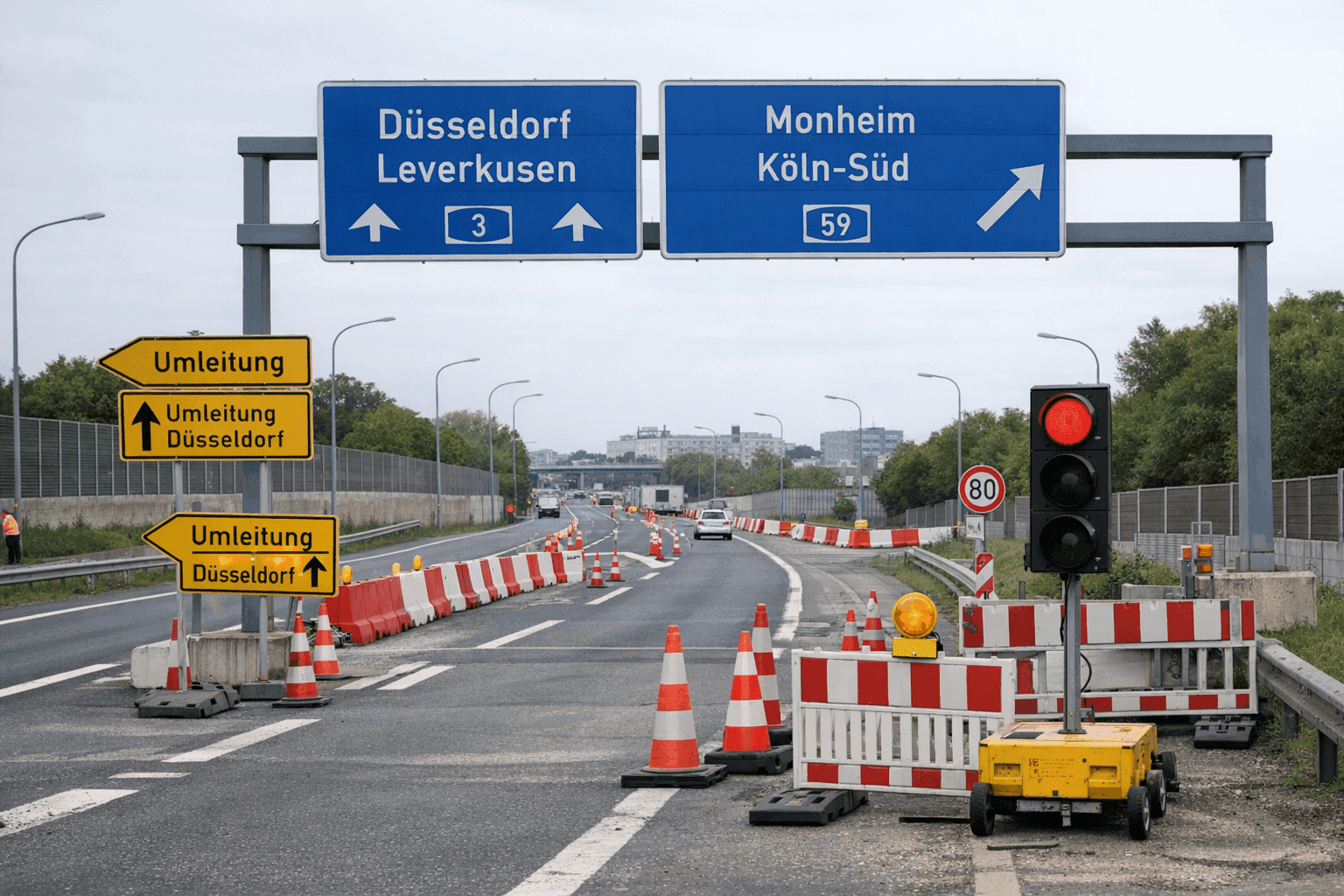A59 bald wieder frei: Entlastung für Monheim