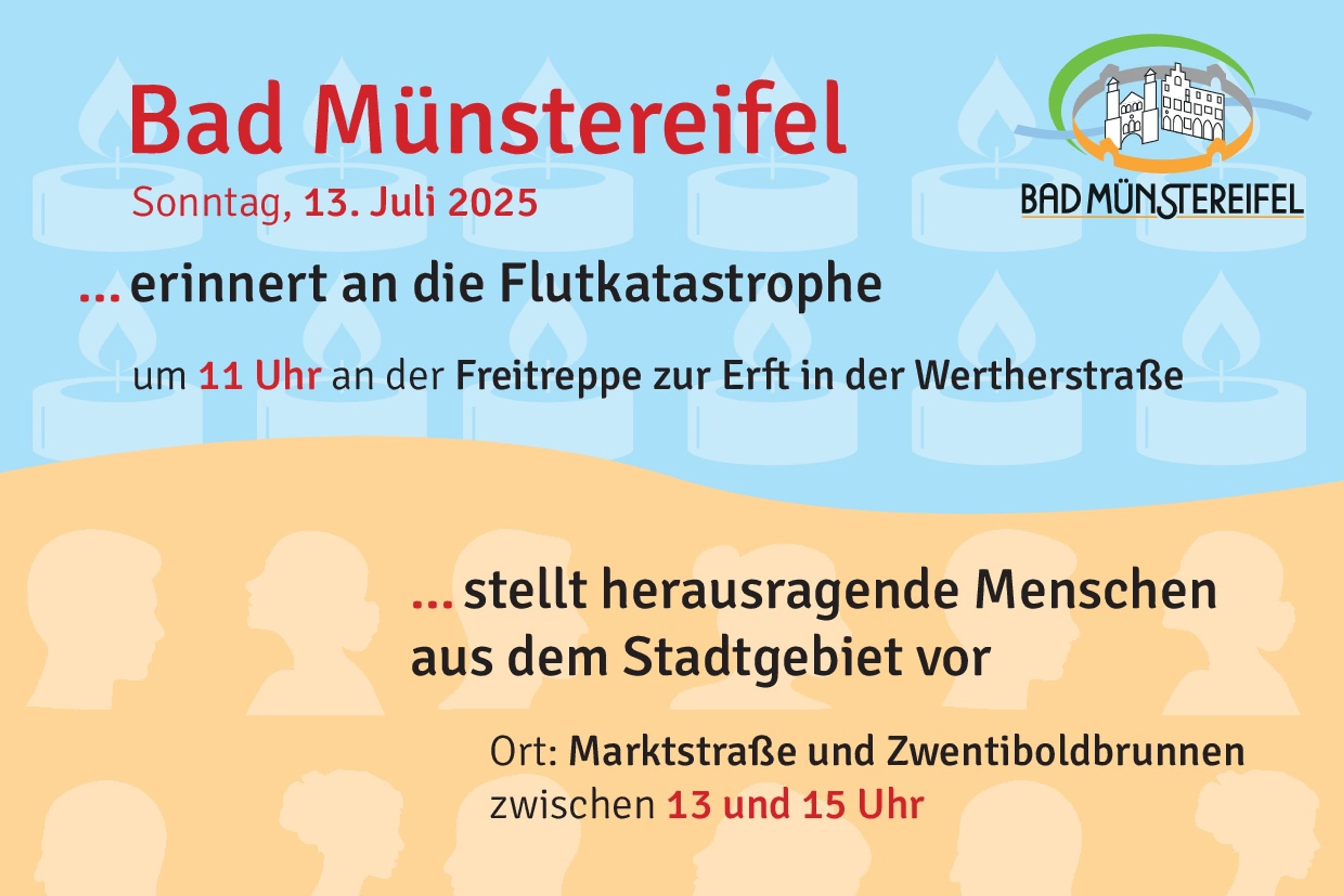 Bad Münstereifel erinnert an Flut 2021