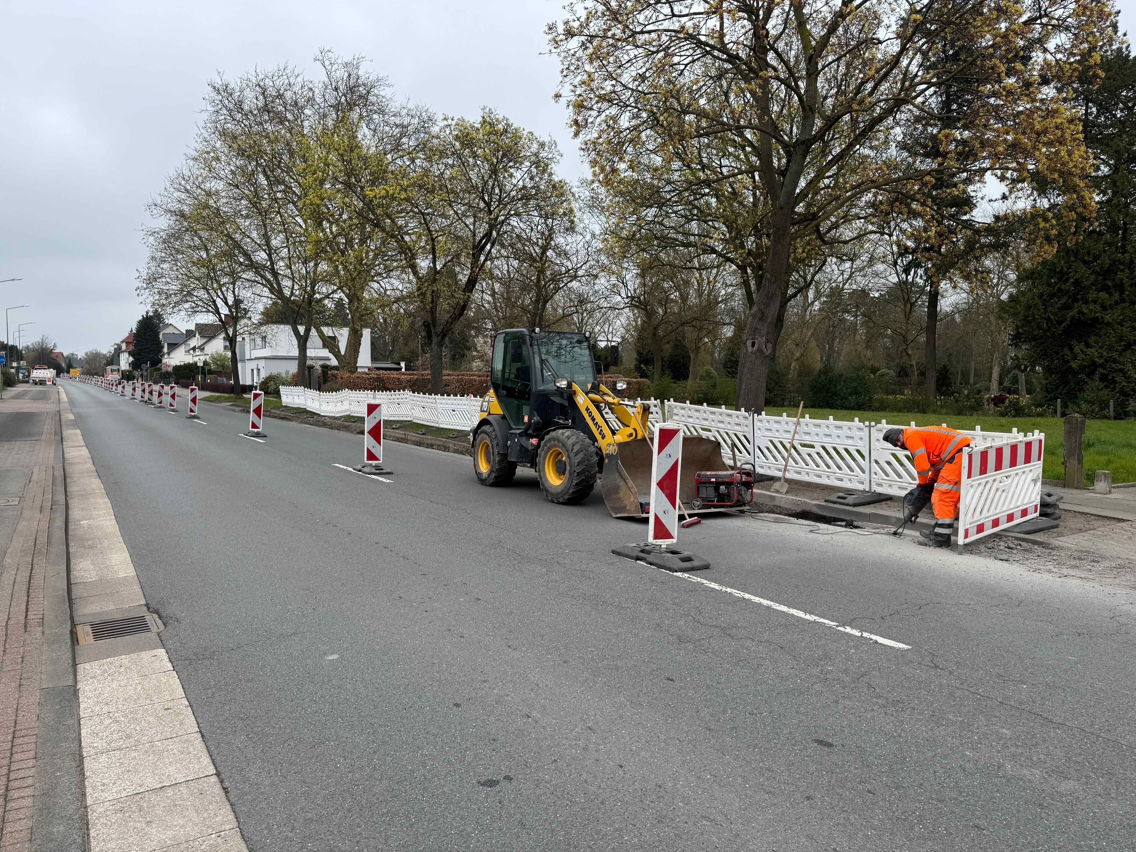 Baumaßnahmen auf der Marienstraße