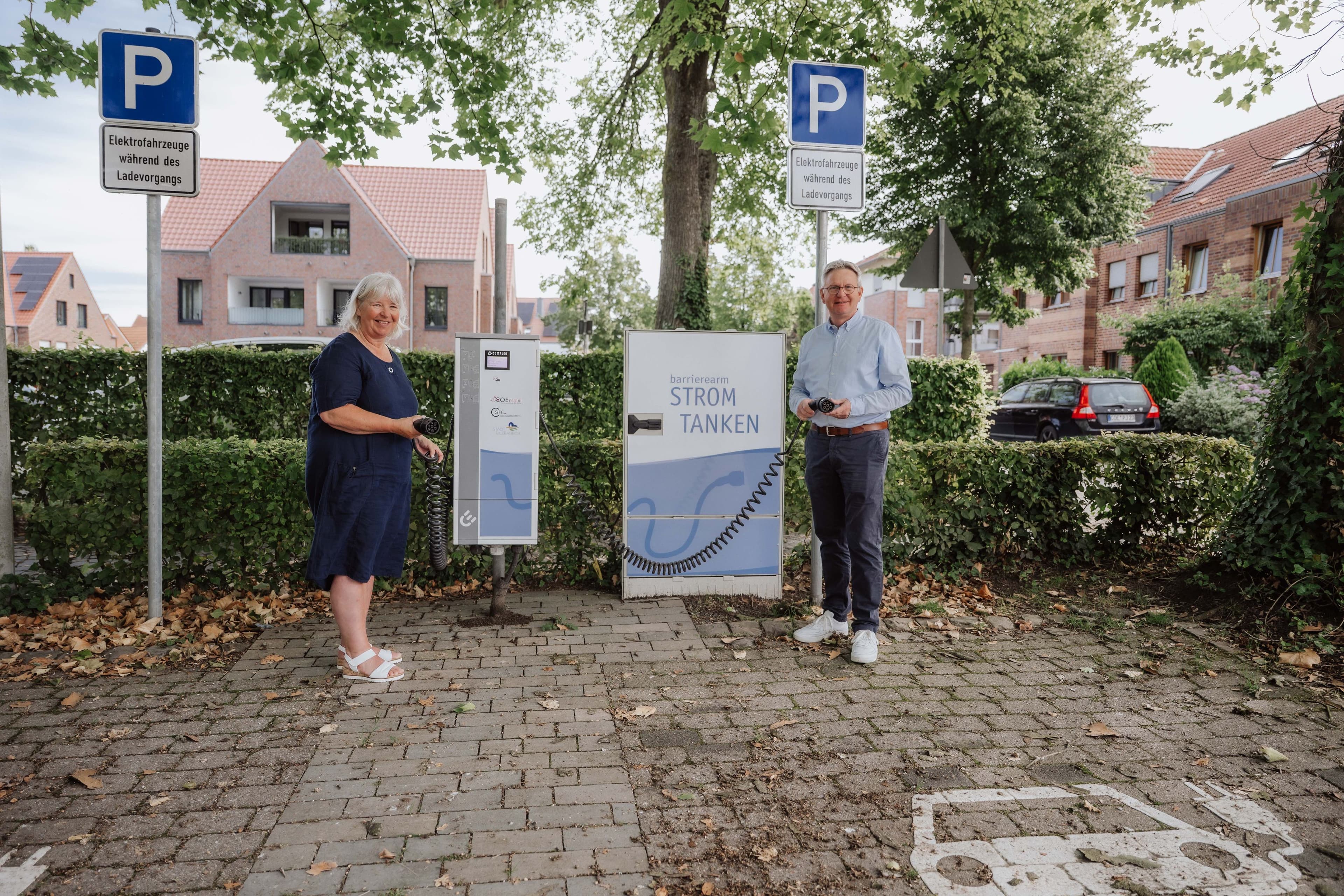Billerbeck startet barrierefreie E-Ladestation