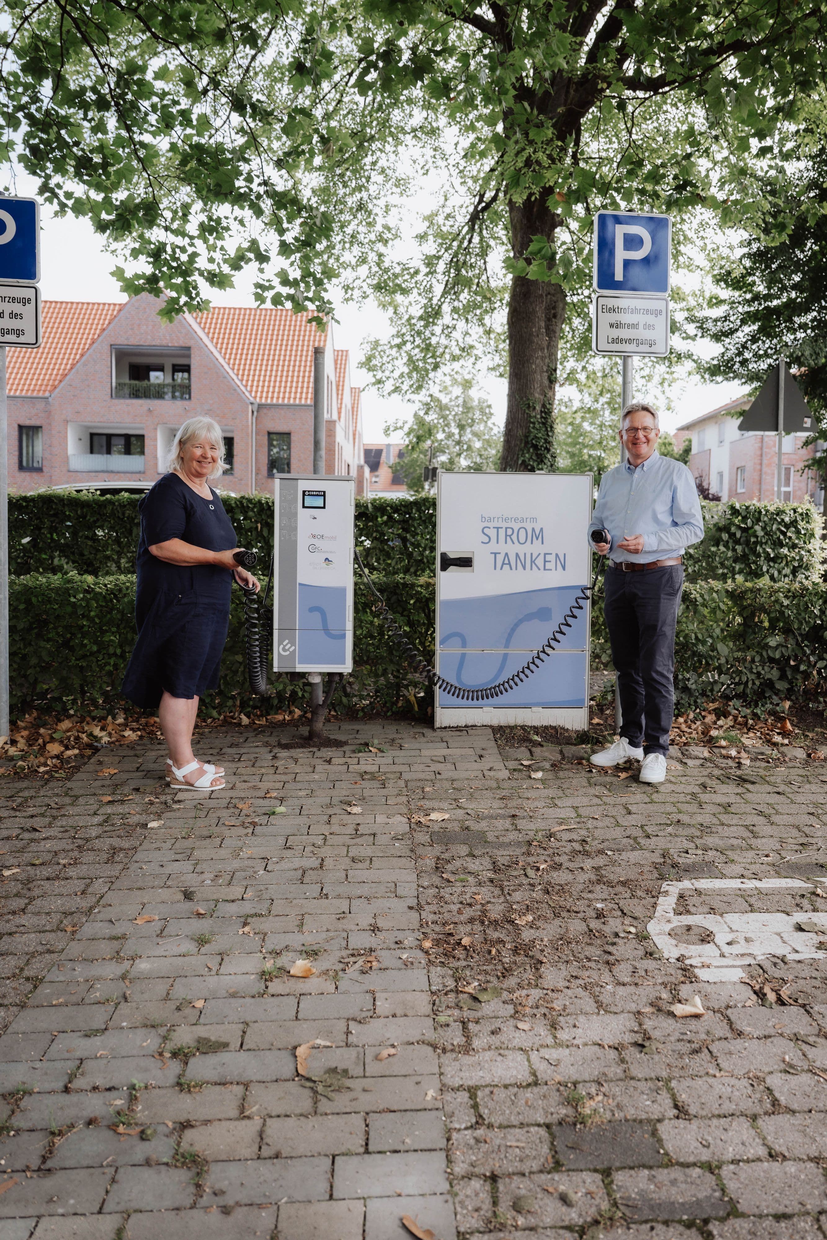 Billerbeck startet barrierefreie E-Ladestation