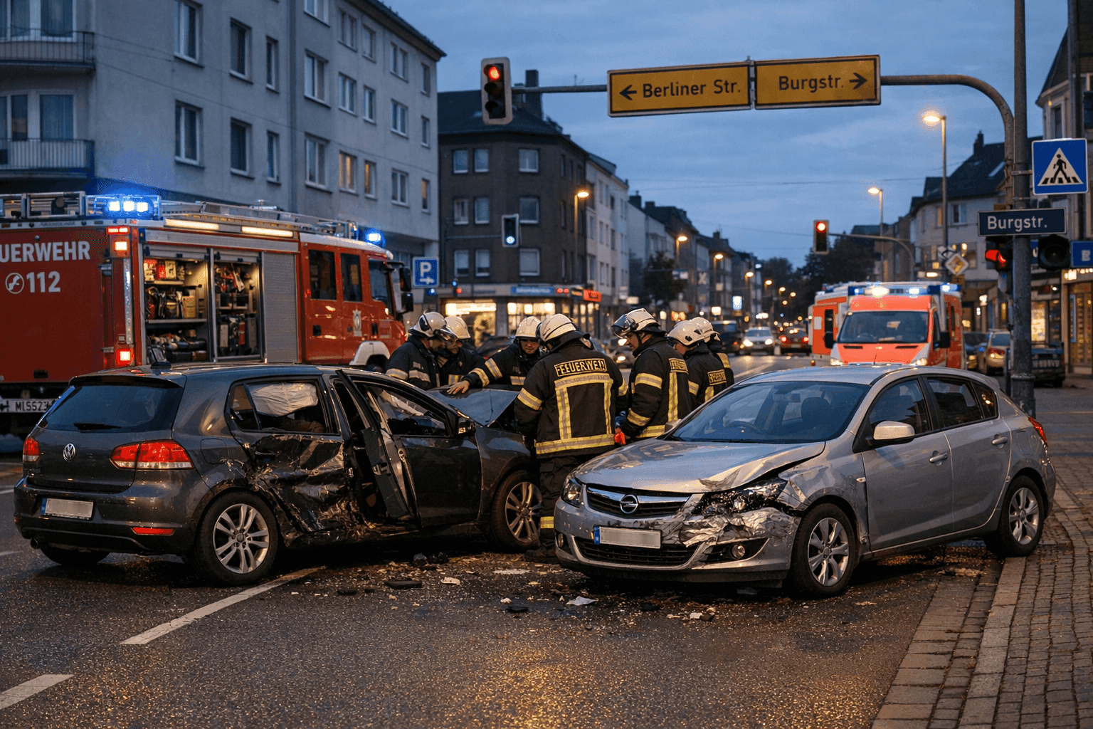 Drei Leichtverletzte bei Unfall in Wattenscheid