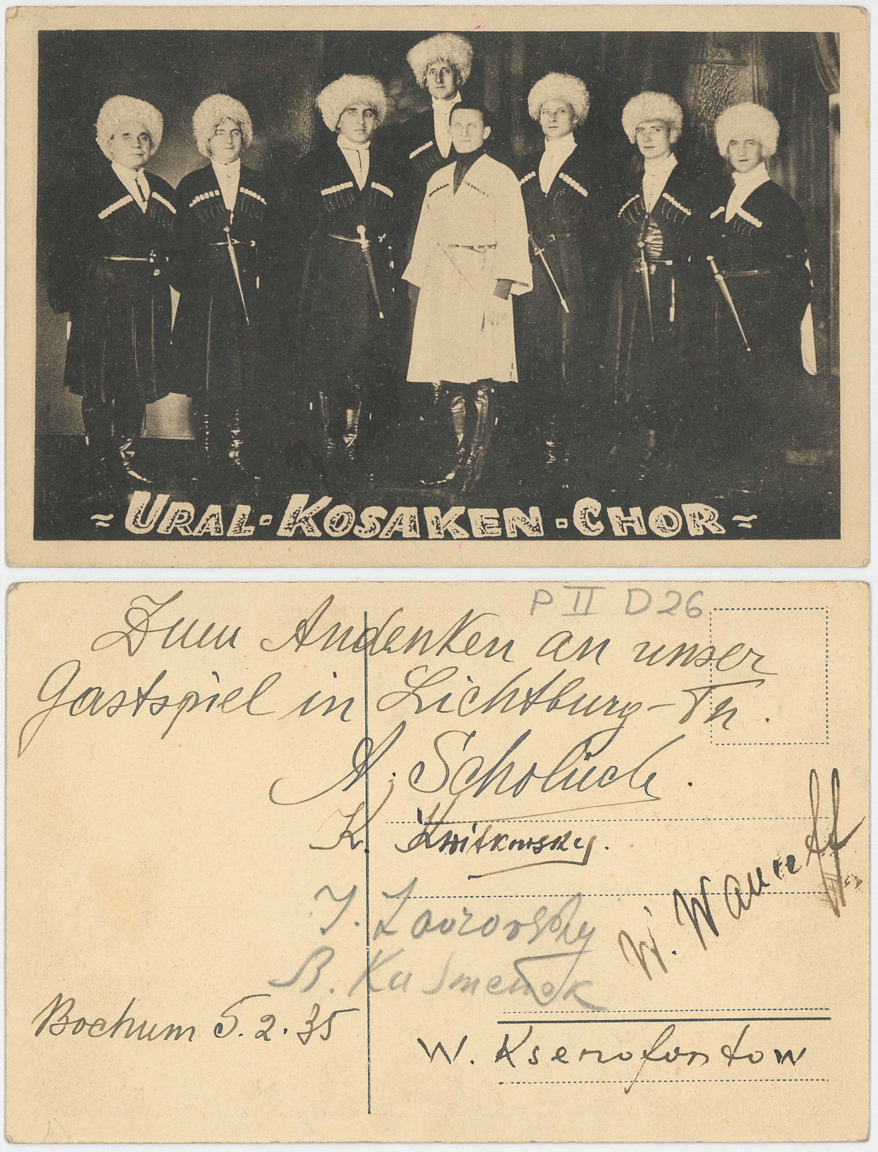 Entdecken Sie die Geschichte des Ural-Kosaken-Chors in Bochum!