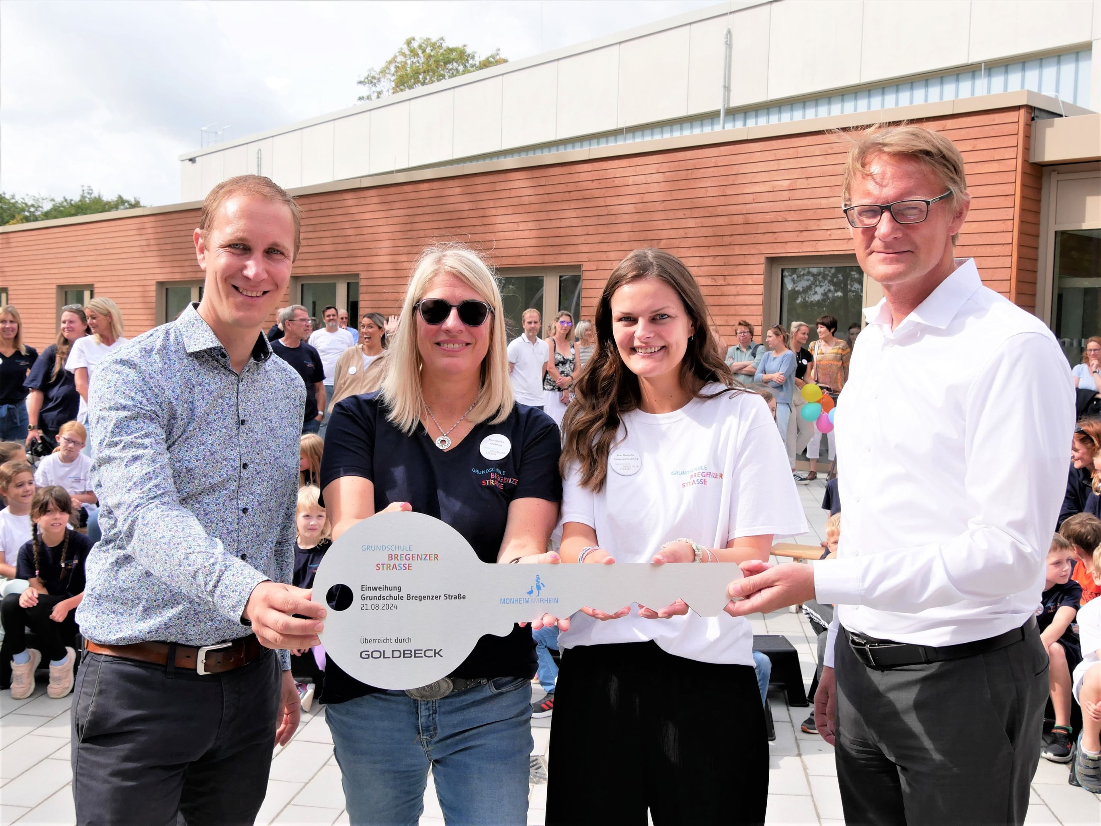 Eröffnung der Grundschule Bregenzer Straße in Monheim am Rhein
