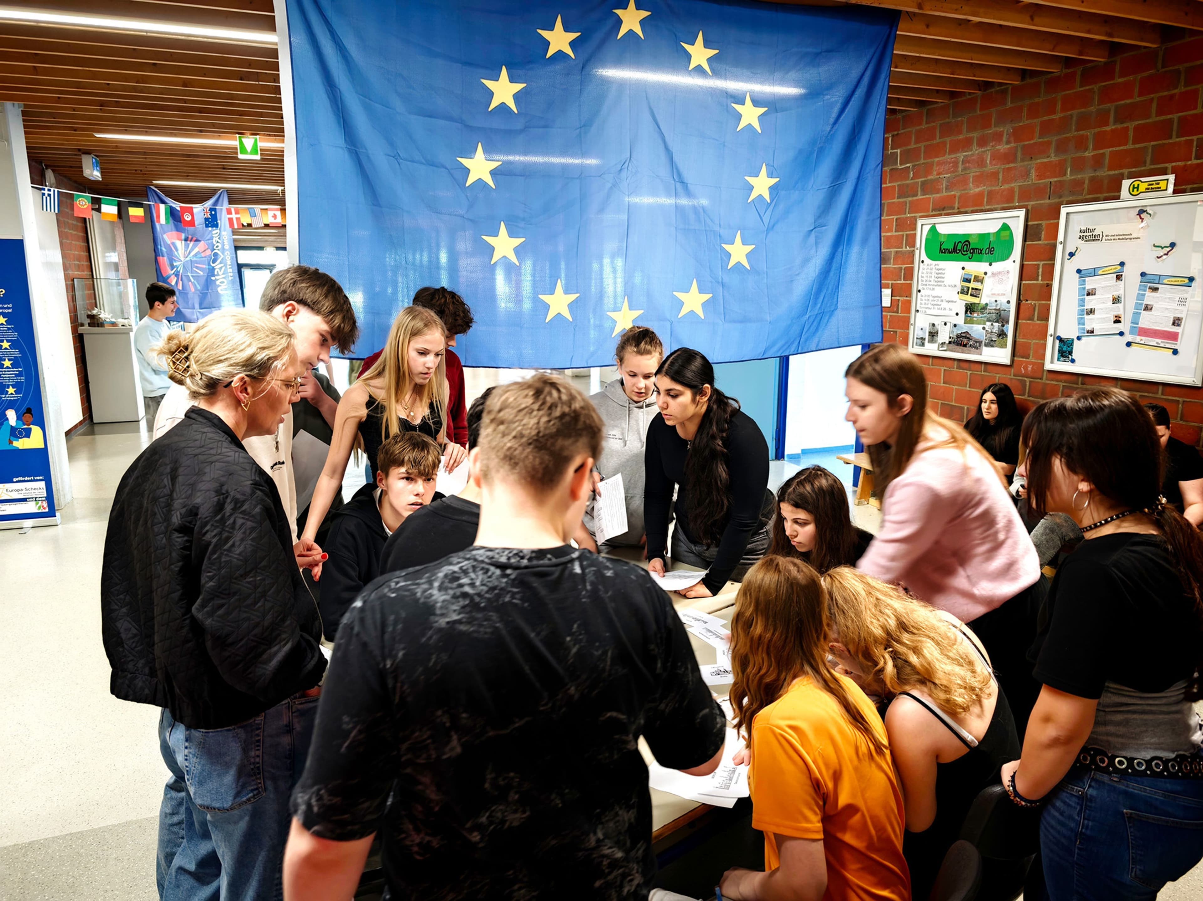 EU-Woche macht die Gesamtschule Wulfen zum Europa-Hotspot