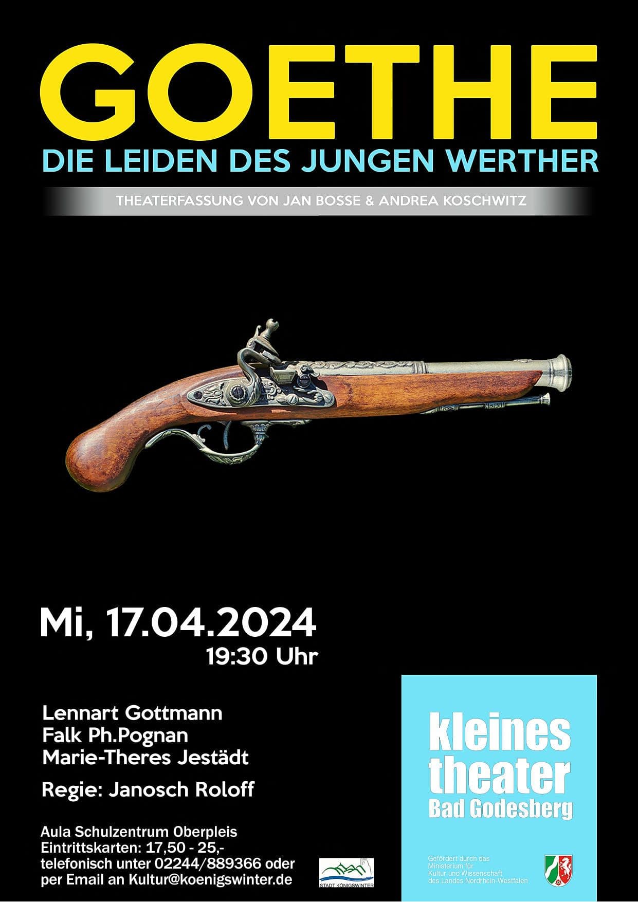 Frische Interpretation eines Klassikers: Das Theaterstück „Die Leiden des jungen Werther“ in Oberpleis