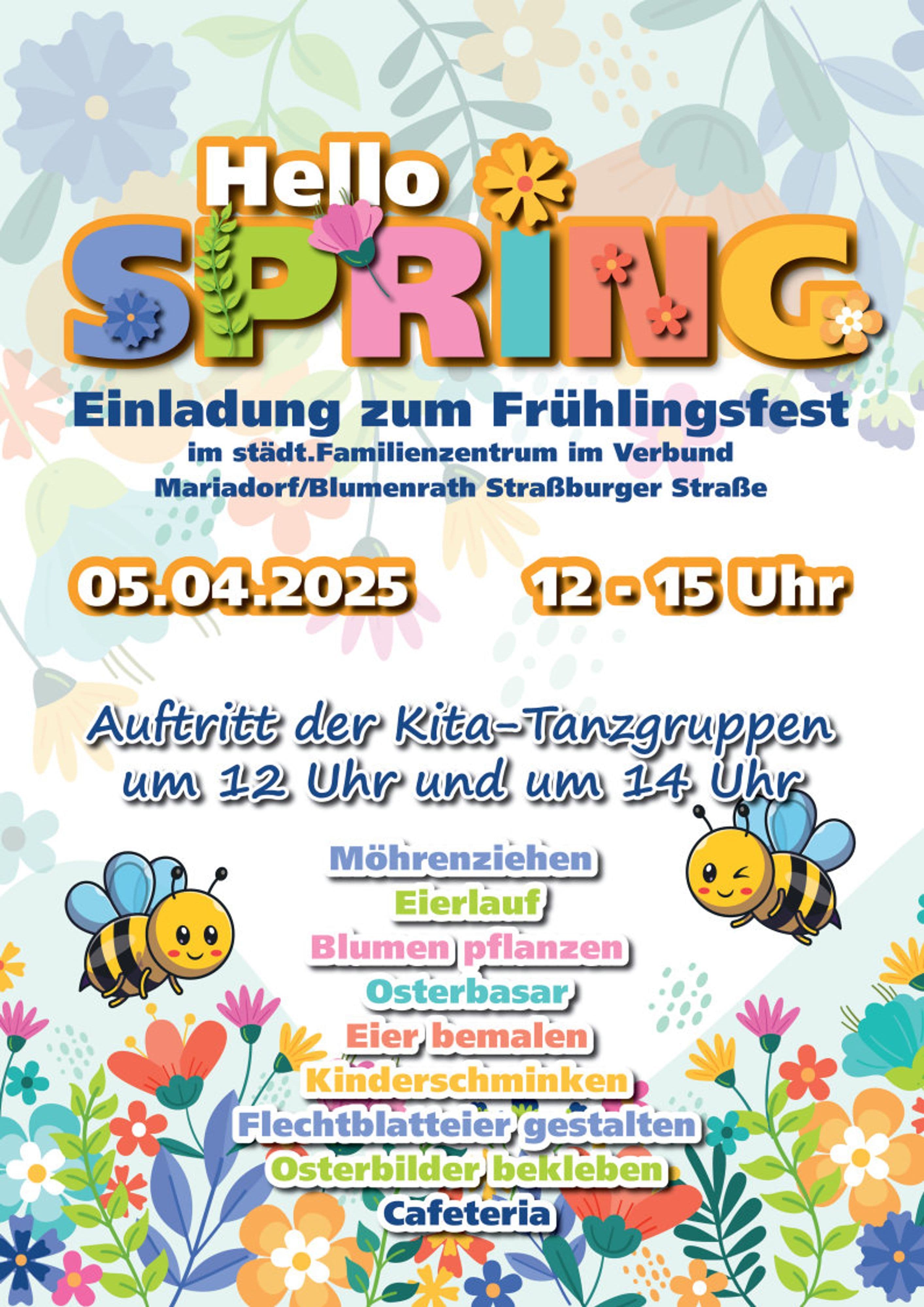 Frühlingsfest im Familienzentrum: Hello Spring!