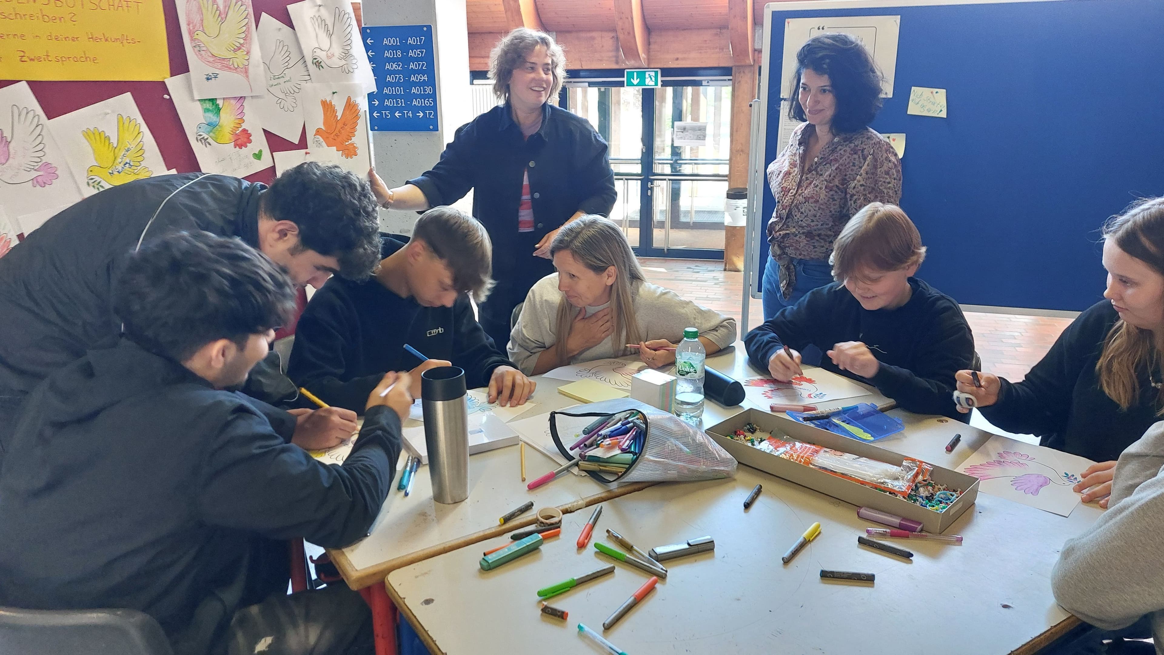 Gesamtschule Wulfen: Nie wieder Krieg!