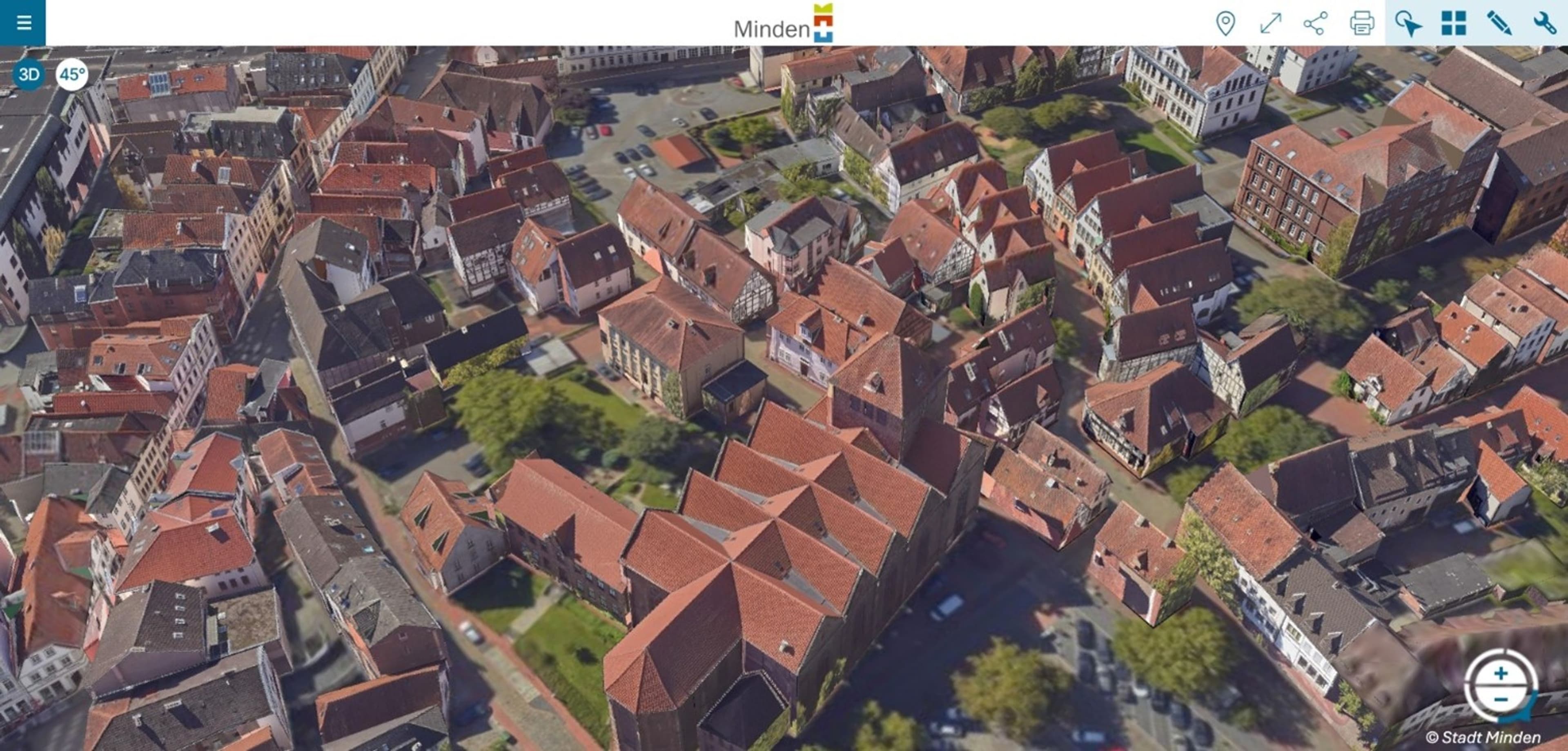 Historische Stadtkerne in OWL als digitale 3D-Modelle
