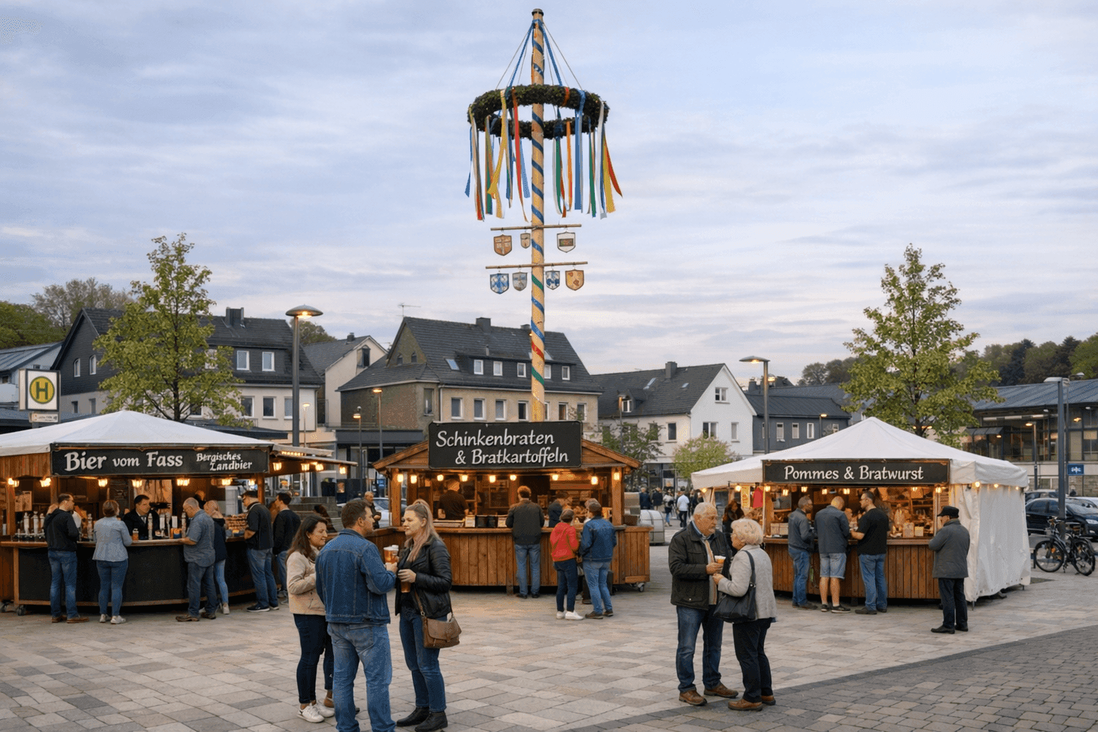 Kurzmitteilung: Bierdorf auf dem Bahnhofsplatz