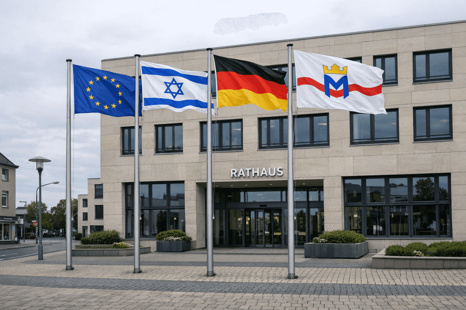 Kurzmitteilung: Monheim setzt Zeichen für Israel