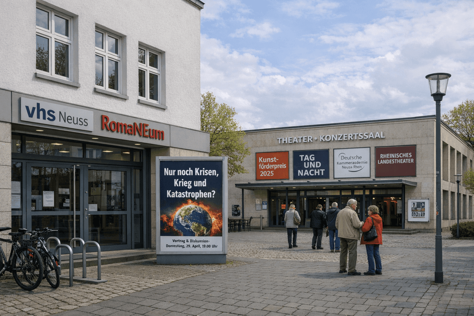 Kurzmitteilung: Neuss bündelt Ende April Kulturtermine