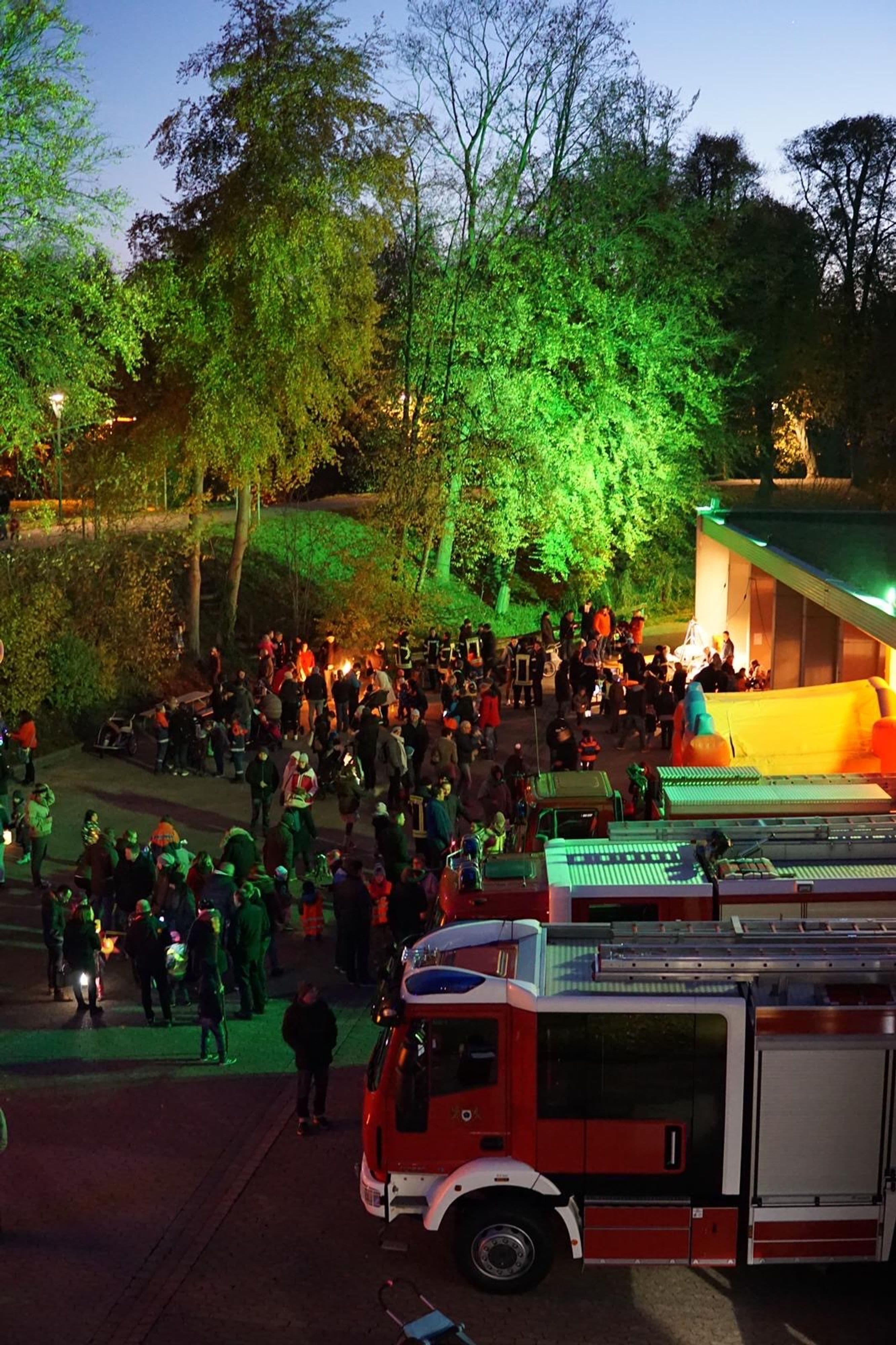 Laternenfest bei der Feuerwehr Lemgo