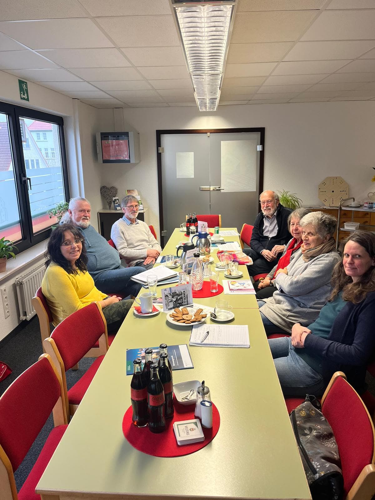 Lebendige Diskussionen in der Seniorensprechstunde