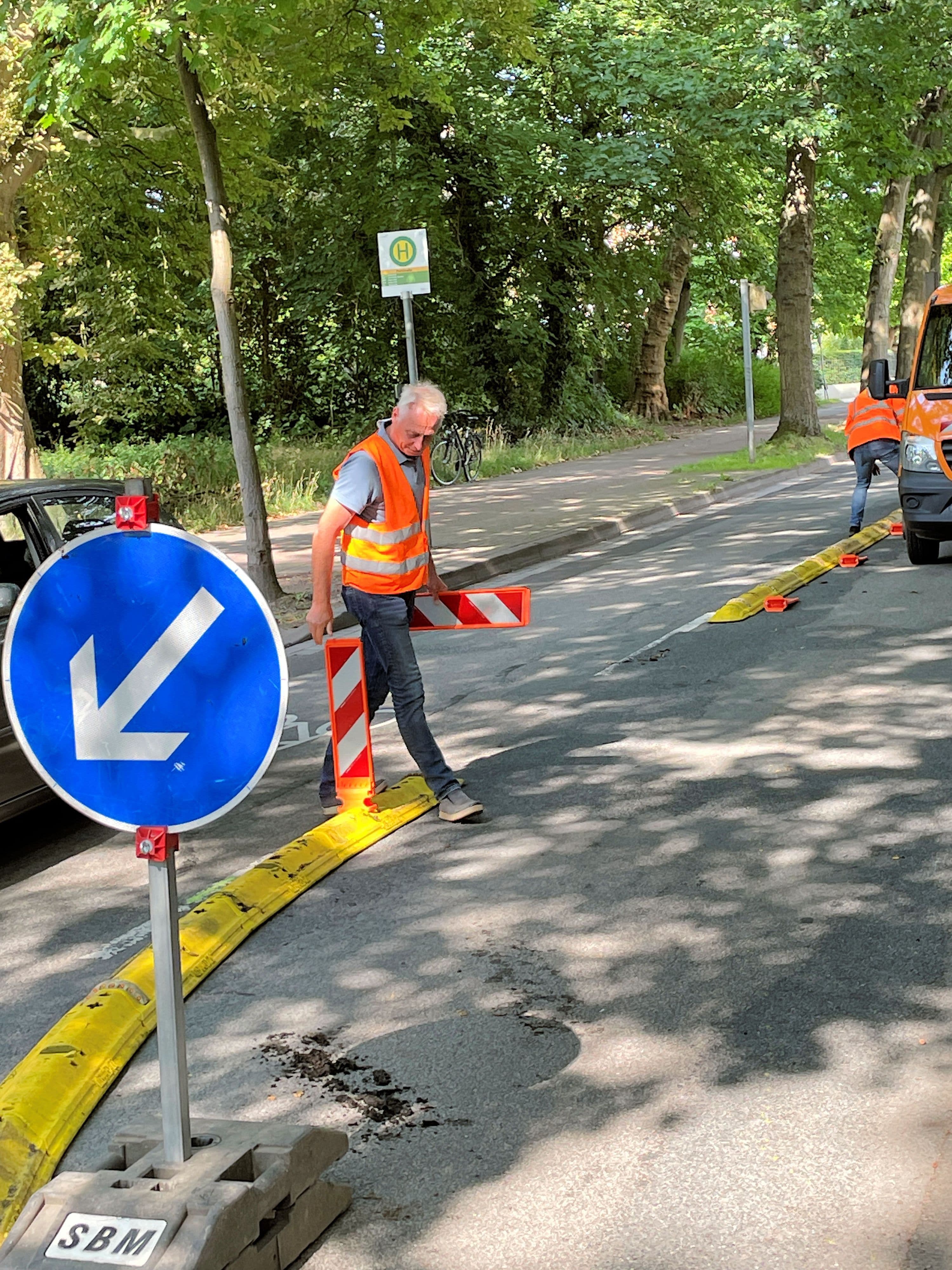 Minden startet Verkehrsversuch für mehr Sicherheit