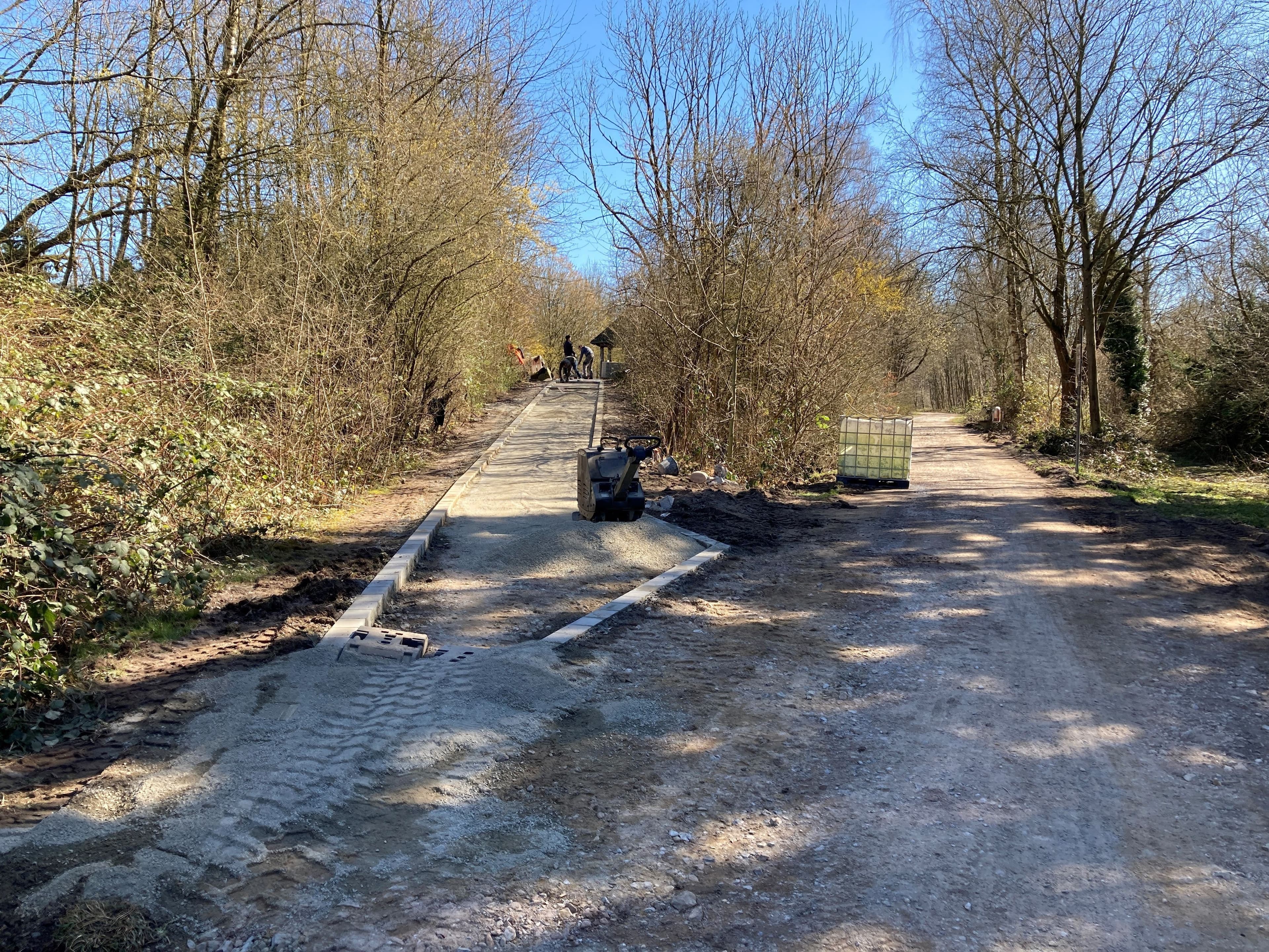 Modernisierung der Glückauf-Trasse in Hattingen startet
