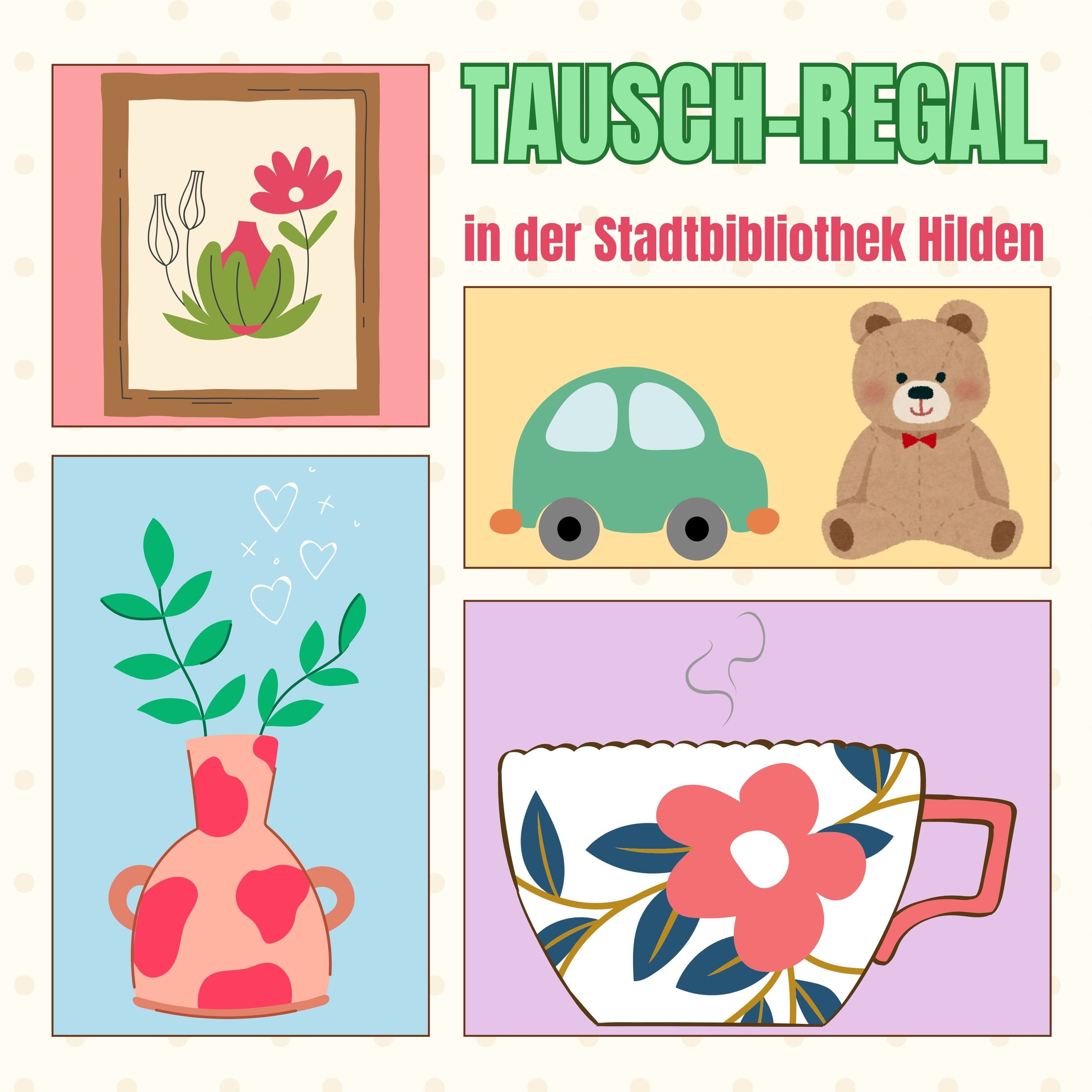 Neues Tausch-Regal in der Stadtbibliothek Hilden: Nachhaltigkeit trifft auf Gemeinschaft