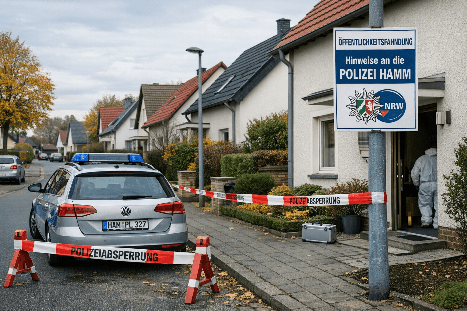 Polizei fahndet nach Einbrechern in Hamm