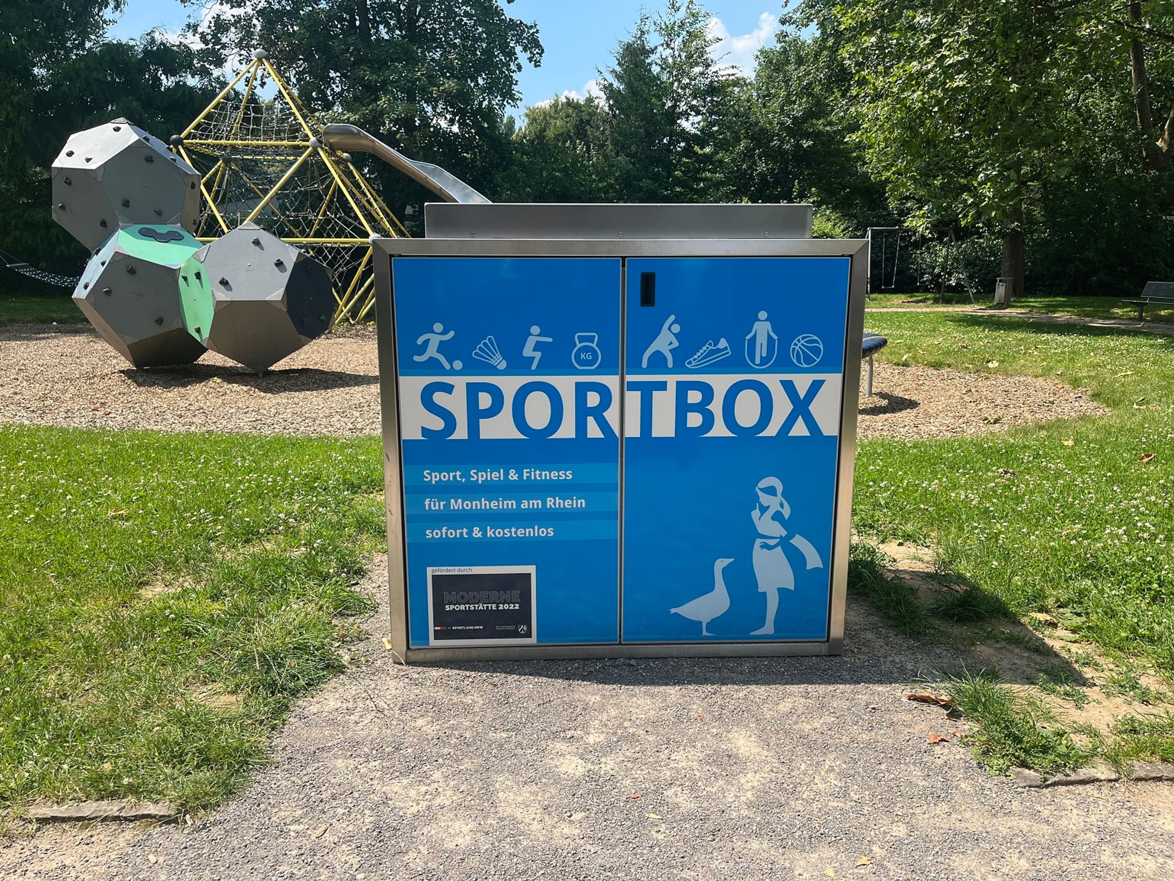 Sport frei: Kostenlose Sportboxen in Monheim am Rhein