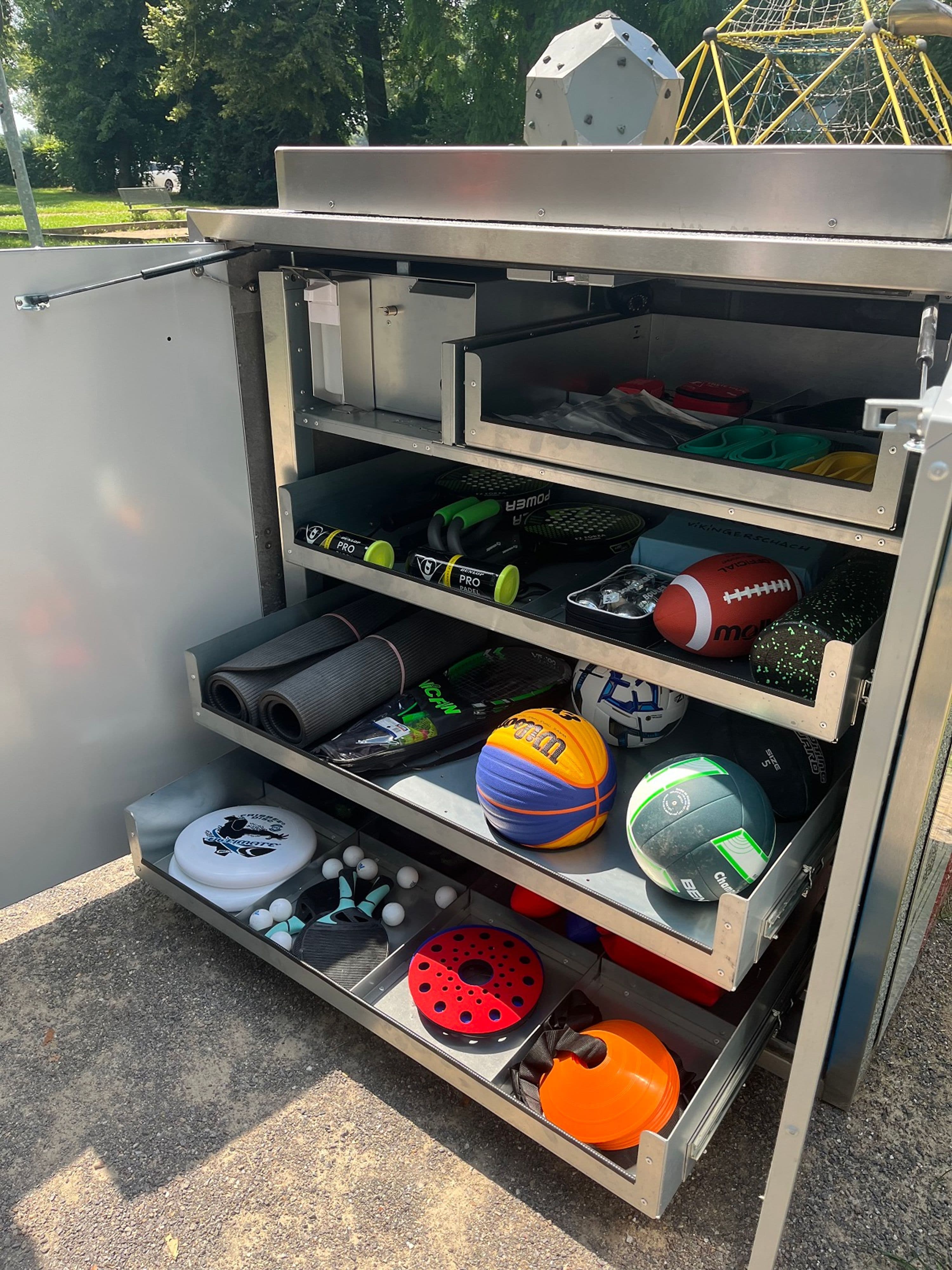 Sport frei: Kostenlose Sportboxen in Monheim am Rhein
