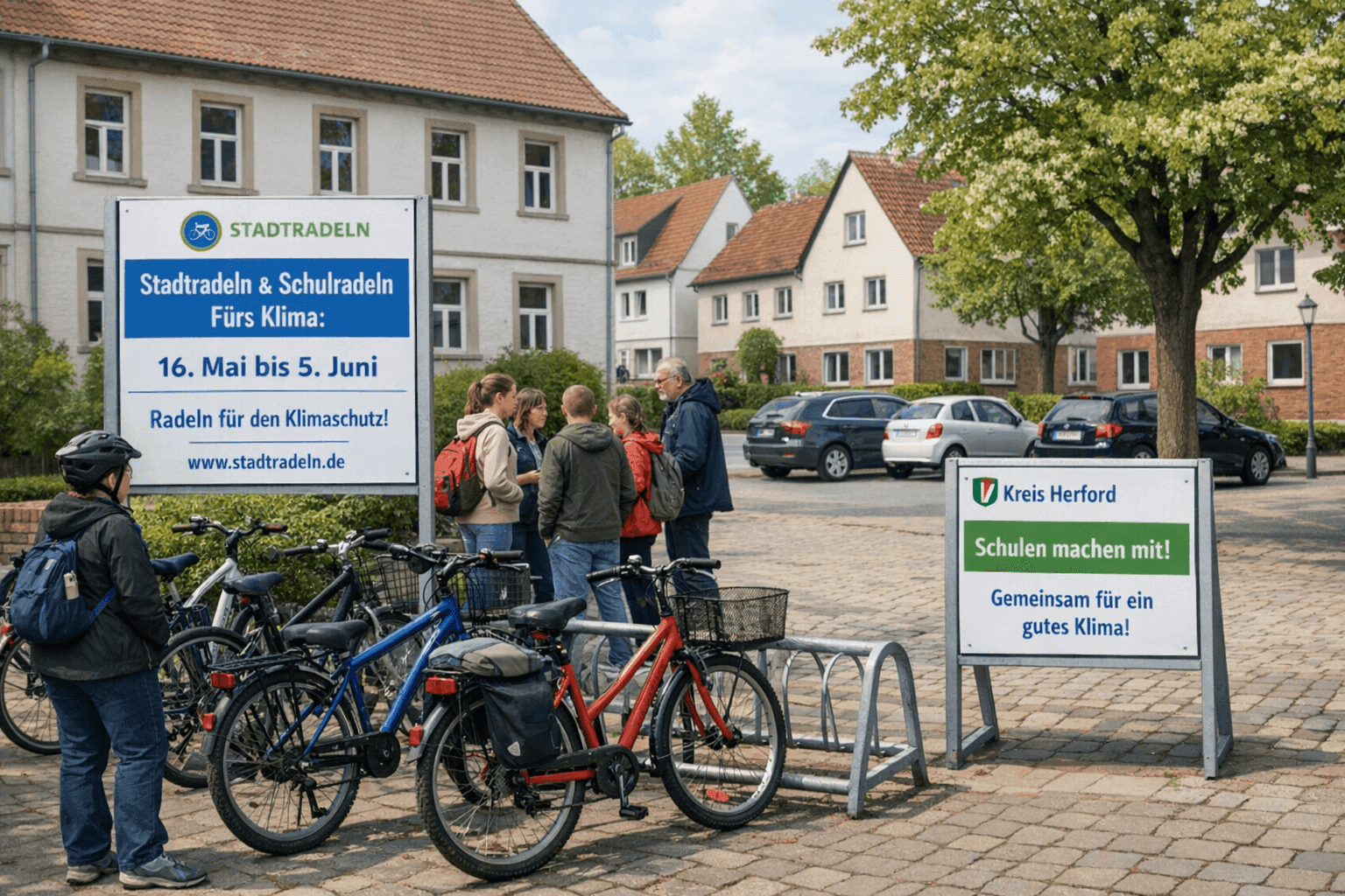 Vlotho tritt fürs Klima in die Pedale