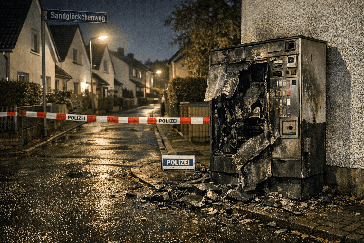 Zigarettenautomat im Kölner Norden gesprengt