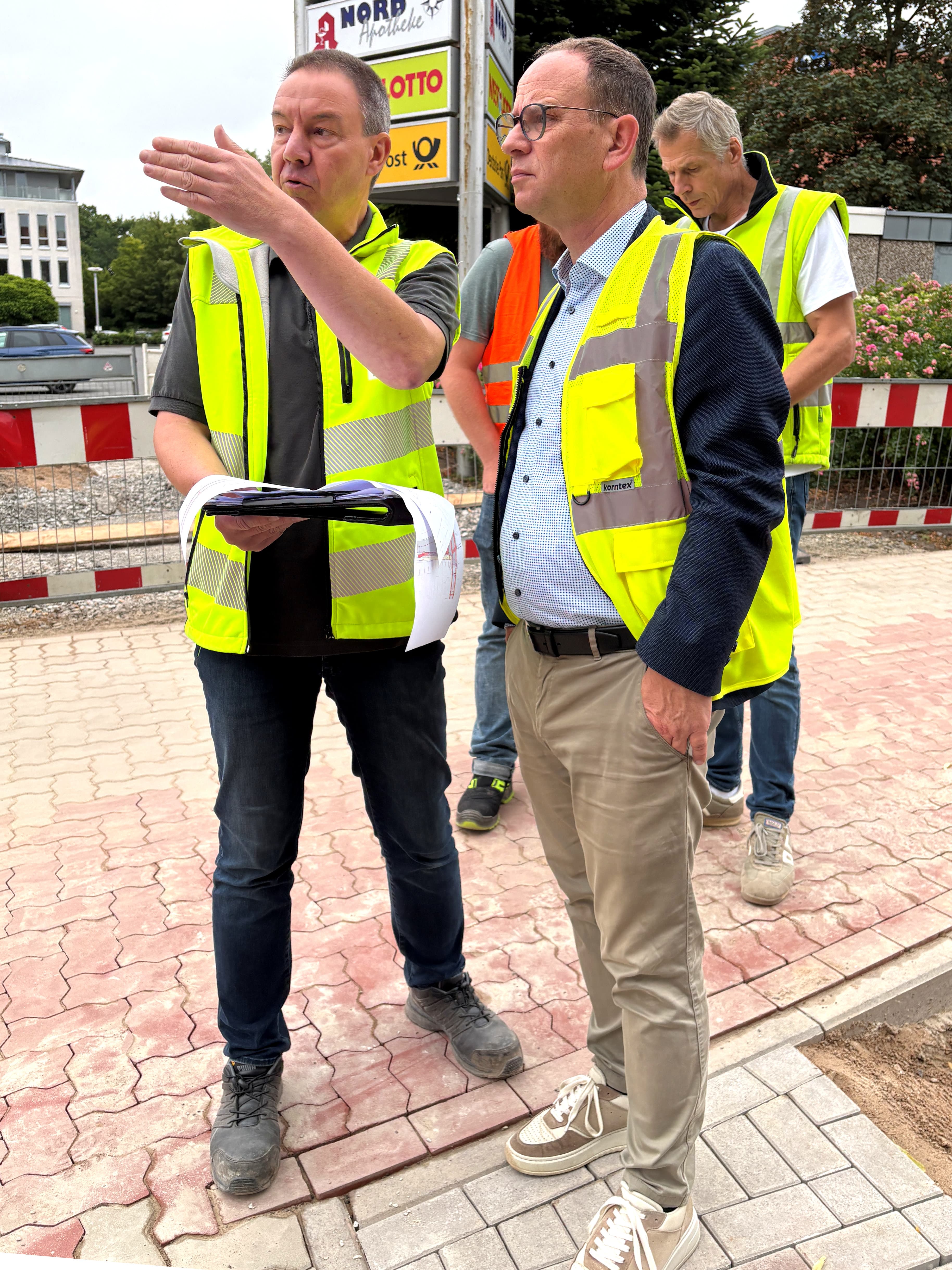 Bau-Update in der Stadt: Kreuzung Marienstraße/Saarring und Glacisbrücke