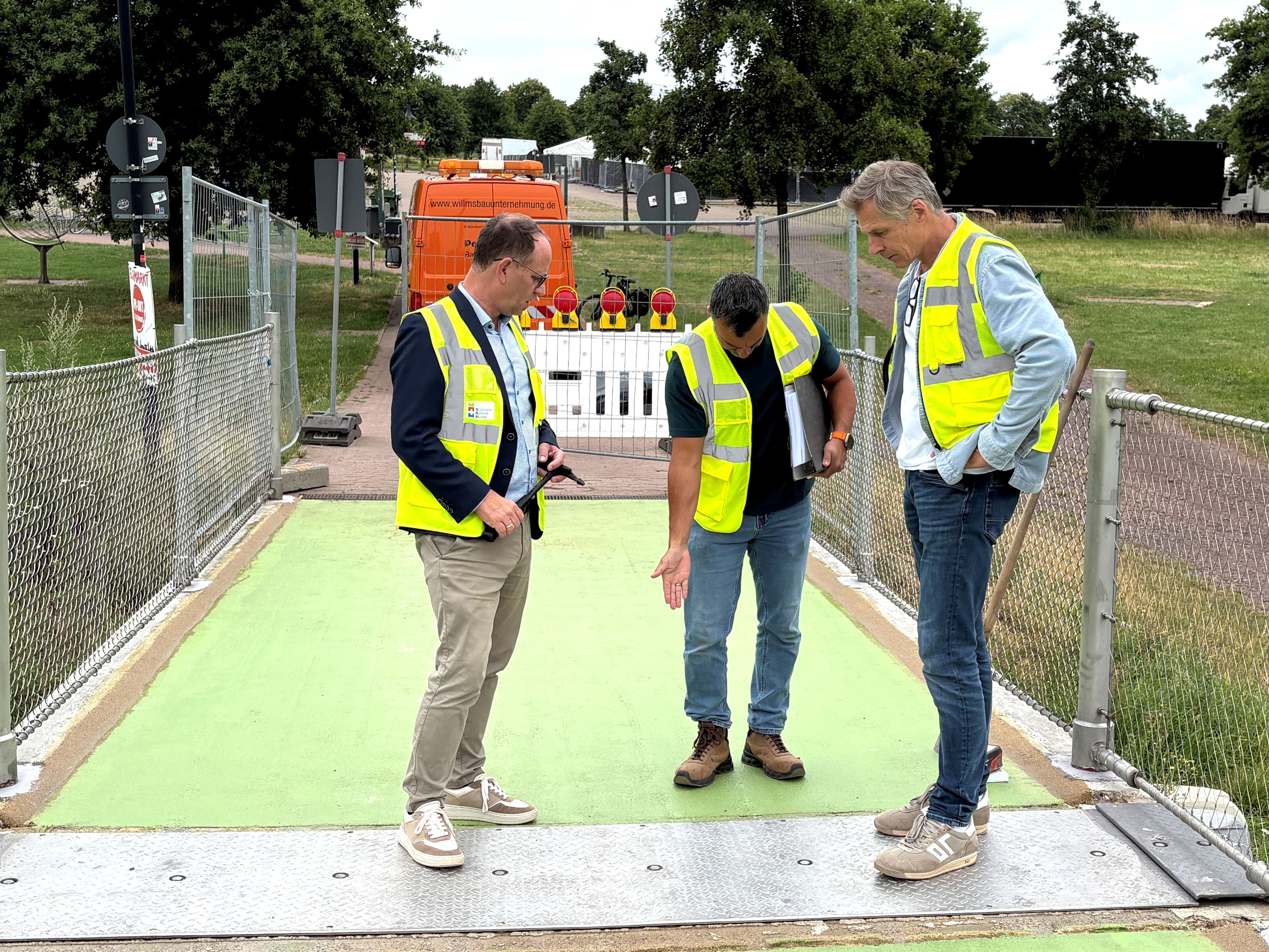 Bau-Update in der Stadt: Kreuzung Marienstraße/Saarring und Glacisbrücke