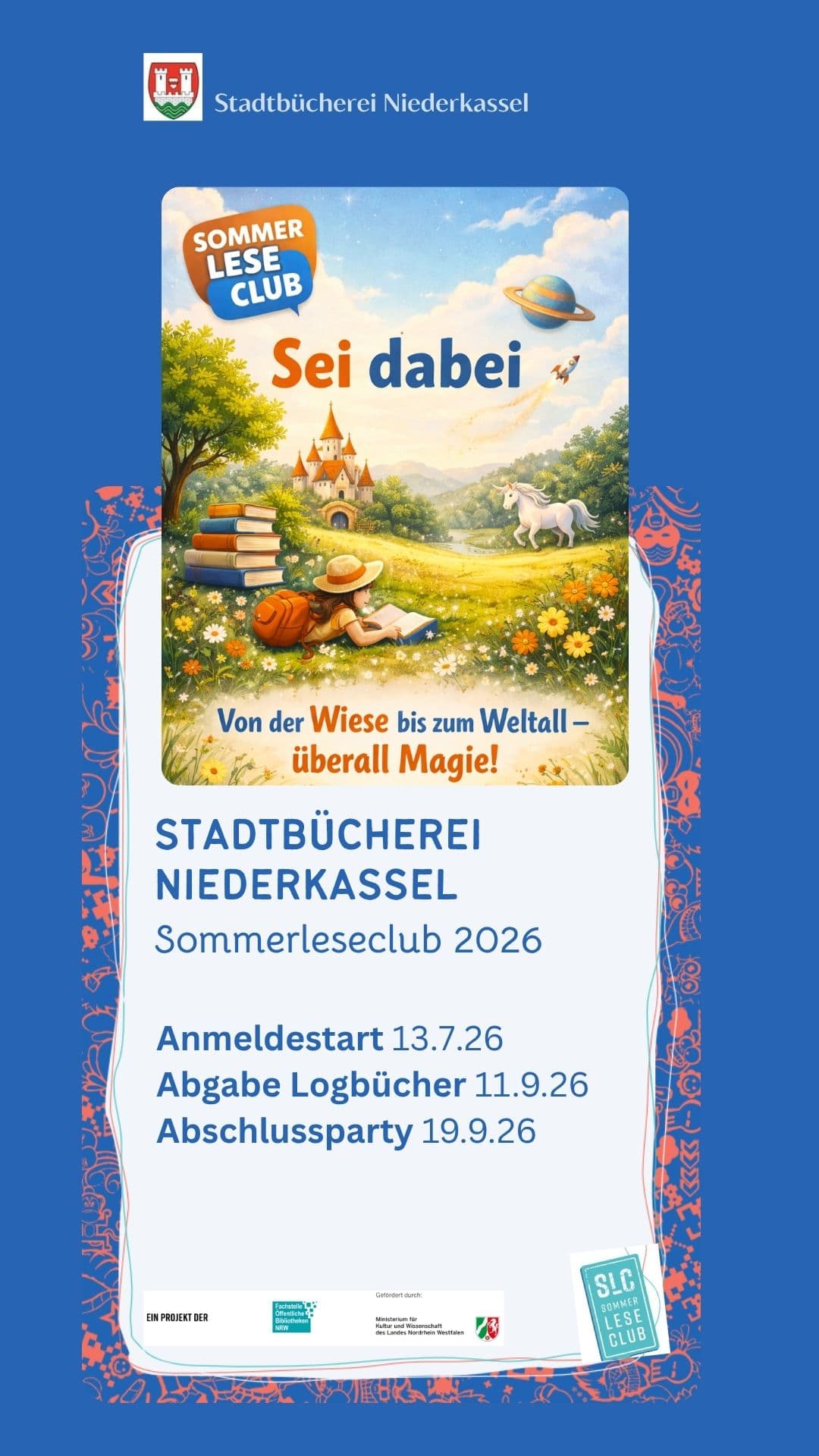 SommerLeseClub 2026: Noch bis 11. September mitmachen