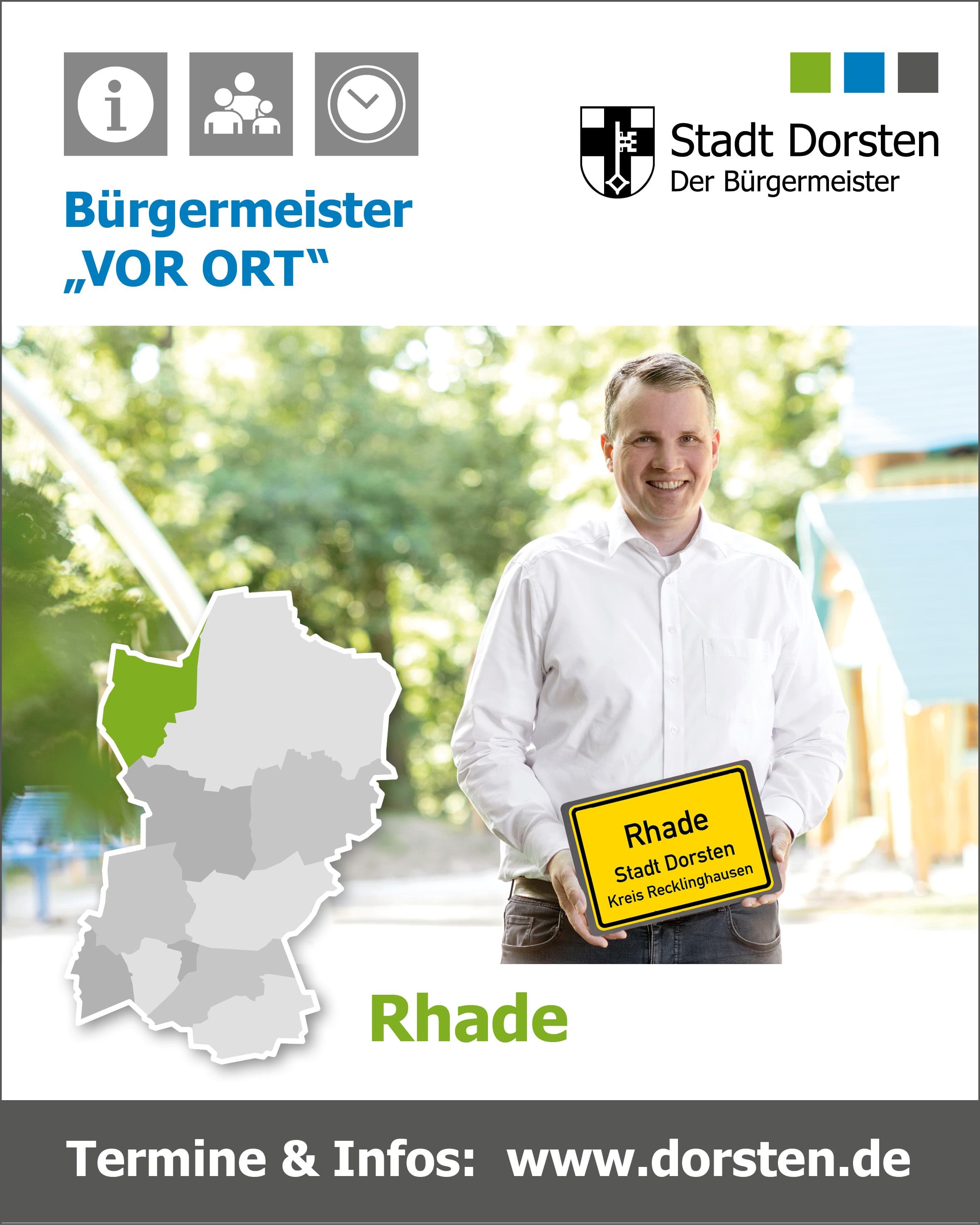 Sprechstunde von Bürgermeister Tobias Stockhoff in Rhade