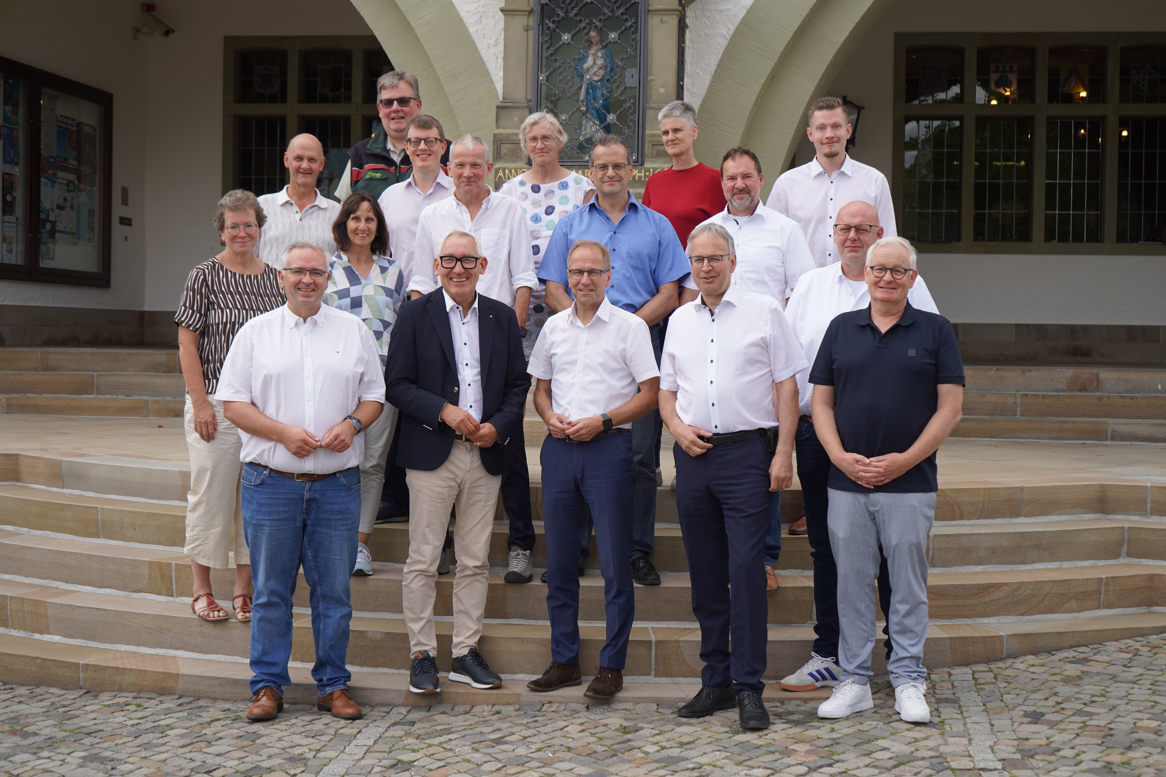 Heinrich Böckelühr mit Bürgermeister Dr.