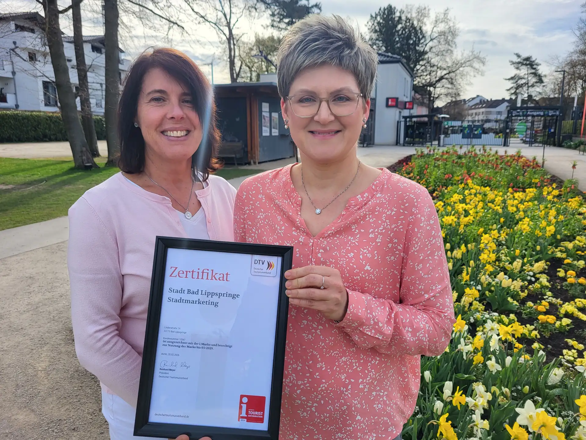 Bad Lippspringe: Tourist Info wieder ausgezeichnet