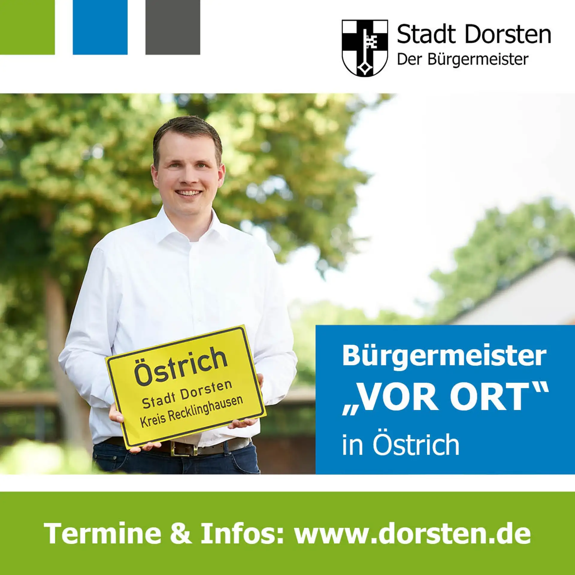 Bürgermeister lädt zur Sprechstunde in Östrich