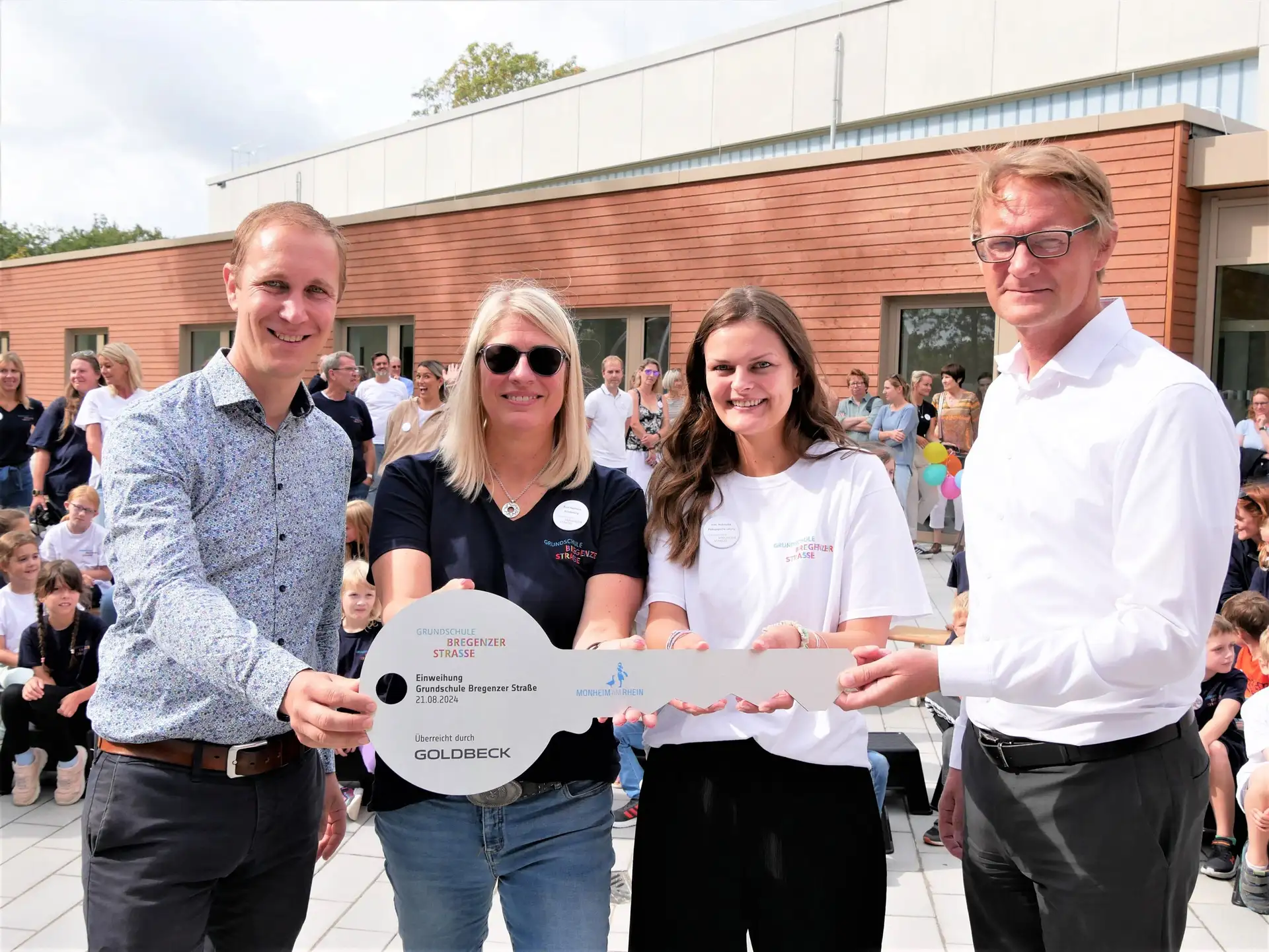 Eröffnung der Grundschule Bregenzer Straße in Monheim am Rhein