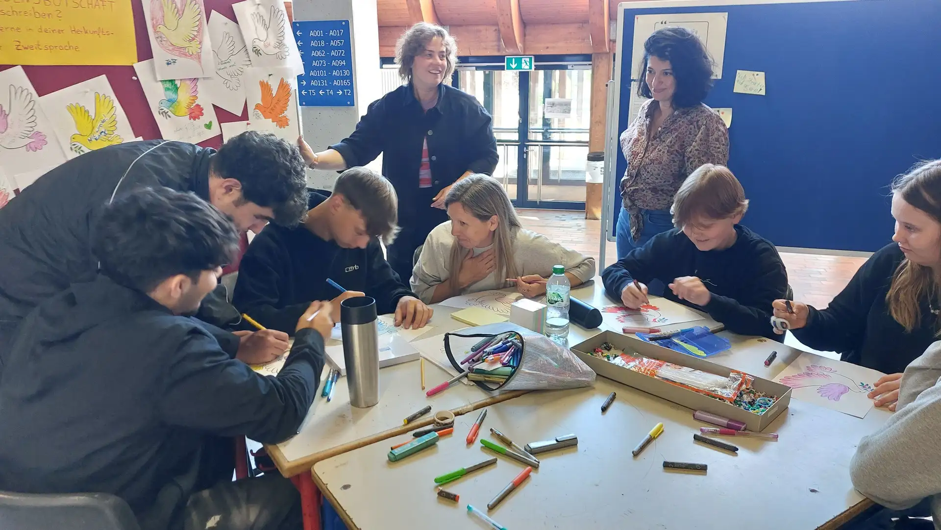 Gesamtschule Wulfen: Nie wieder Krieg!