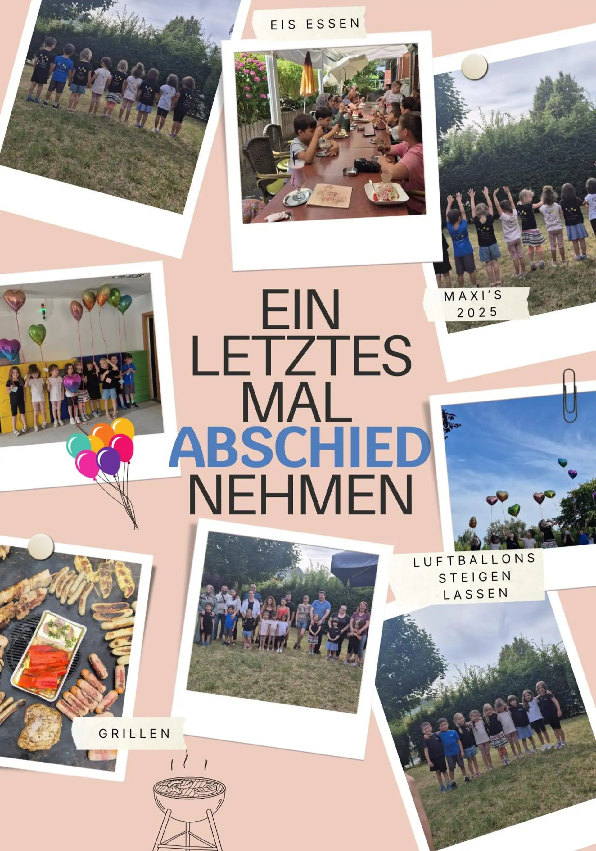 Maxi-Kinder feiern Abschied mit Fahrradtour