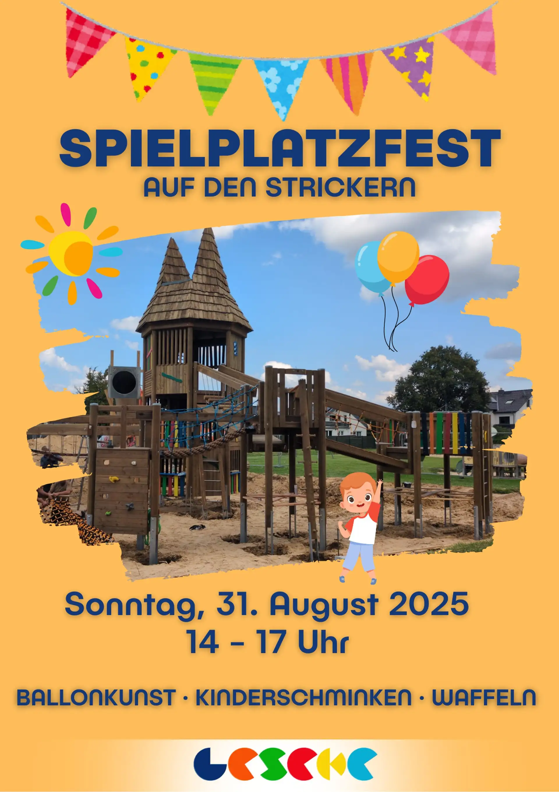Spielplatz Strickern erstrahlt in neuem Glanz