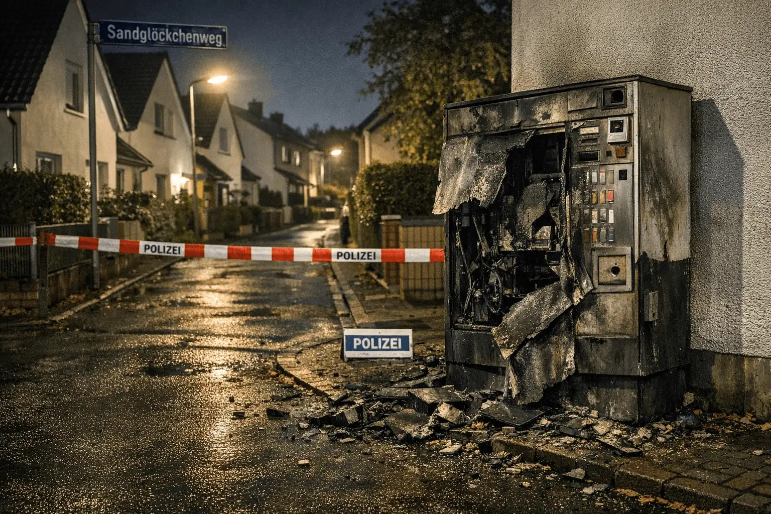 Zigarettenautomat im Kölner Norden gesprengt
