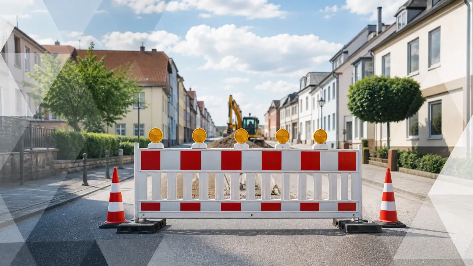 Fuß- und Radweg an der Alten Fahrt gesperrt