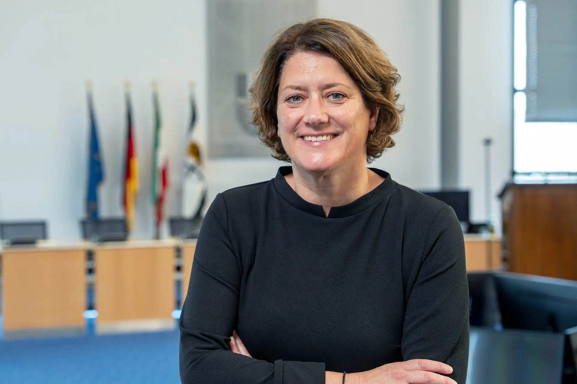 Katharina Reinhold, Landrätin, Rhein-Kreises Neuss, KSS, Kreissitzungssaal Grevenbroich