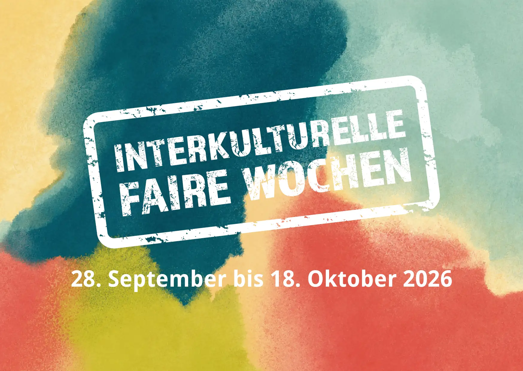 Die Interkulturellen Fairen Wochen bieten Monheimerinnen und Monheimern wieder die Gelegenheit, Kulturen, Gewohnheiten und Projekte aus aller Welt kennenzulernen. Grafik: Stadt Monheim am Rhein