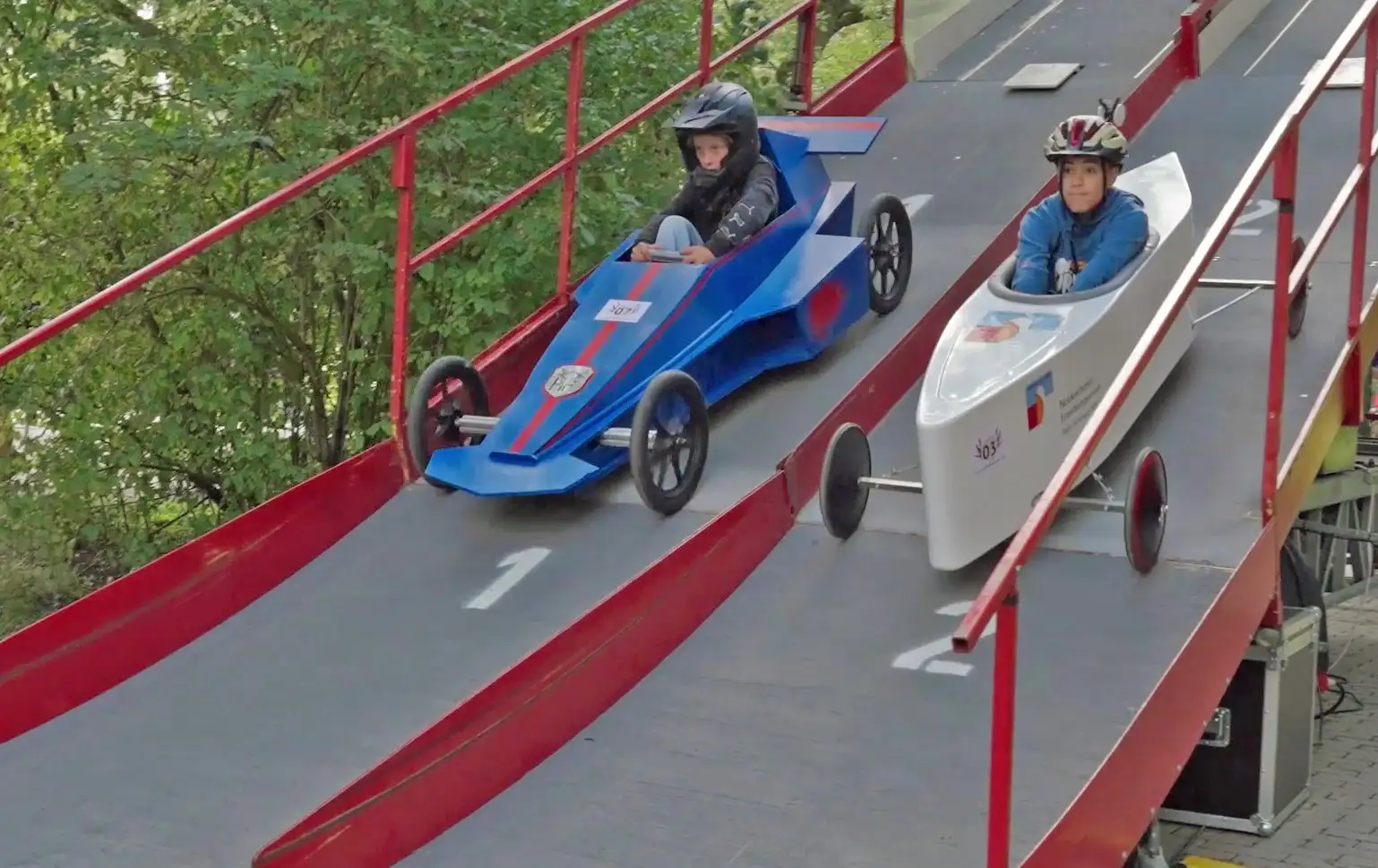 Moerser Seifenkistenrennen im Freizeitpark Moers