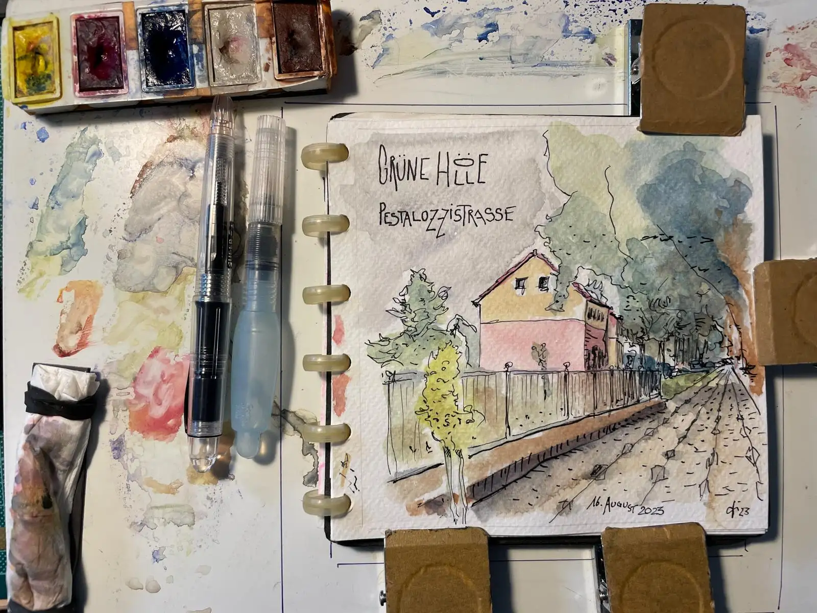 „Urban Sketchers Bergkamen“: Kreativkurs für Erwachsene ab 2. September 2026