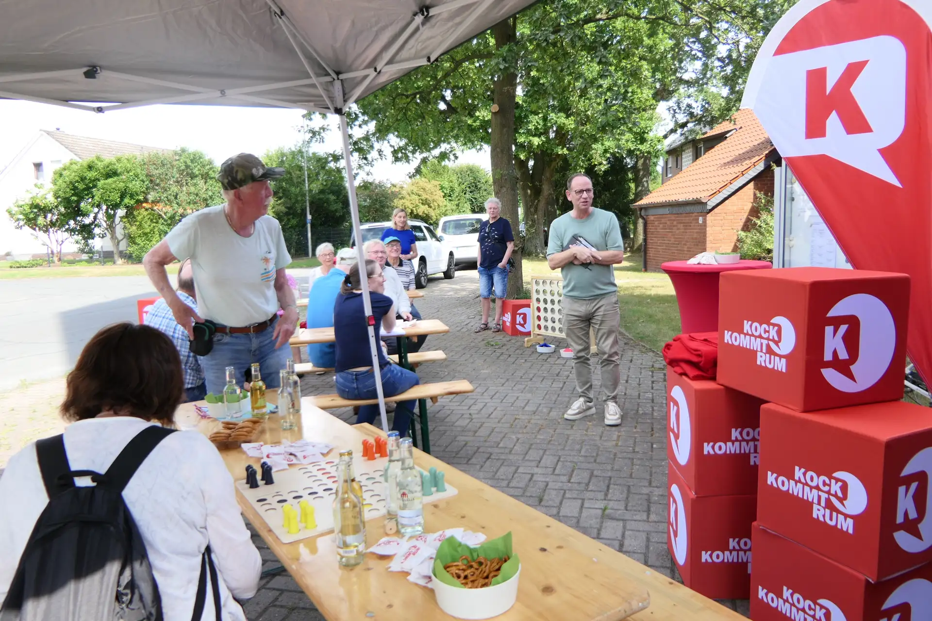 Bürgermeister Peter Kock lädt zum offenen Treffen in die Boulegärten ein