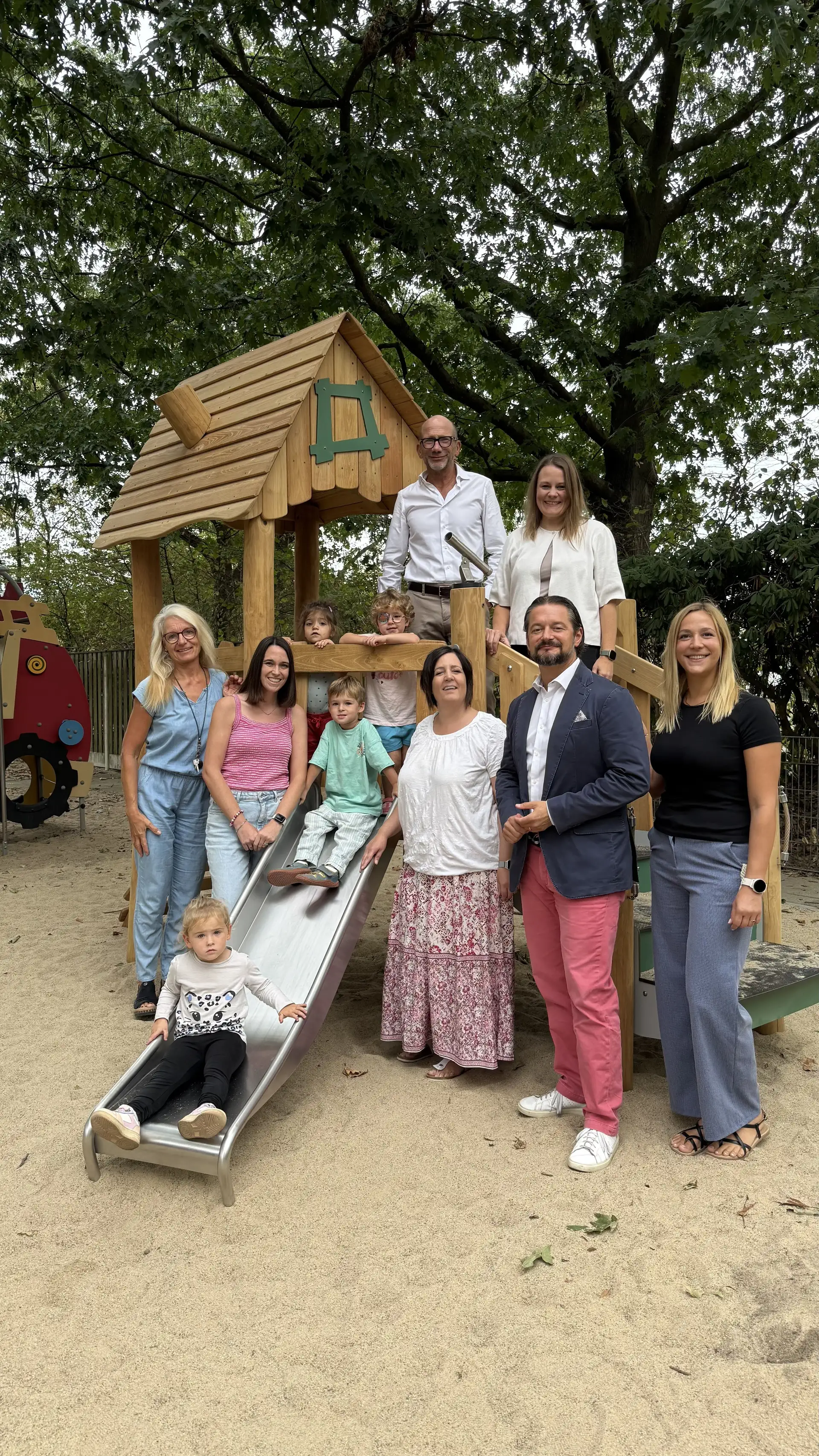 Neue Spielkombination im Familienzentrum Tausendfüßler für Kinder im U3-Bereich