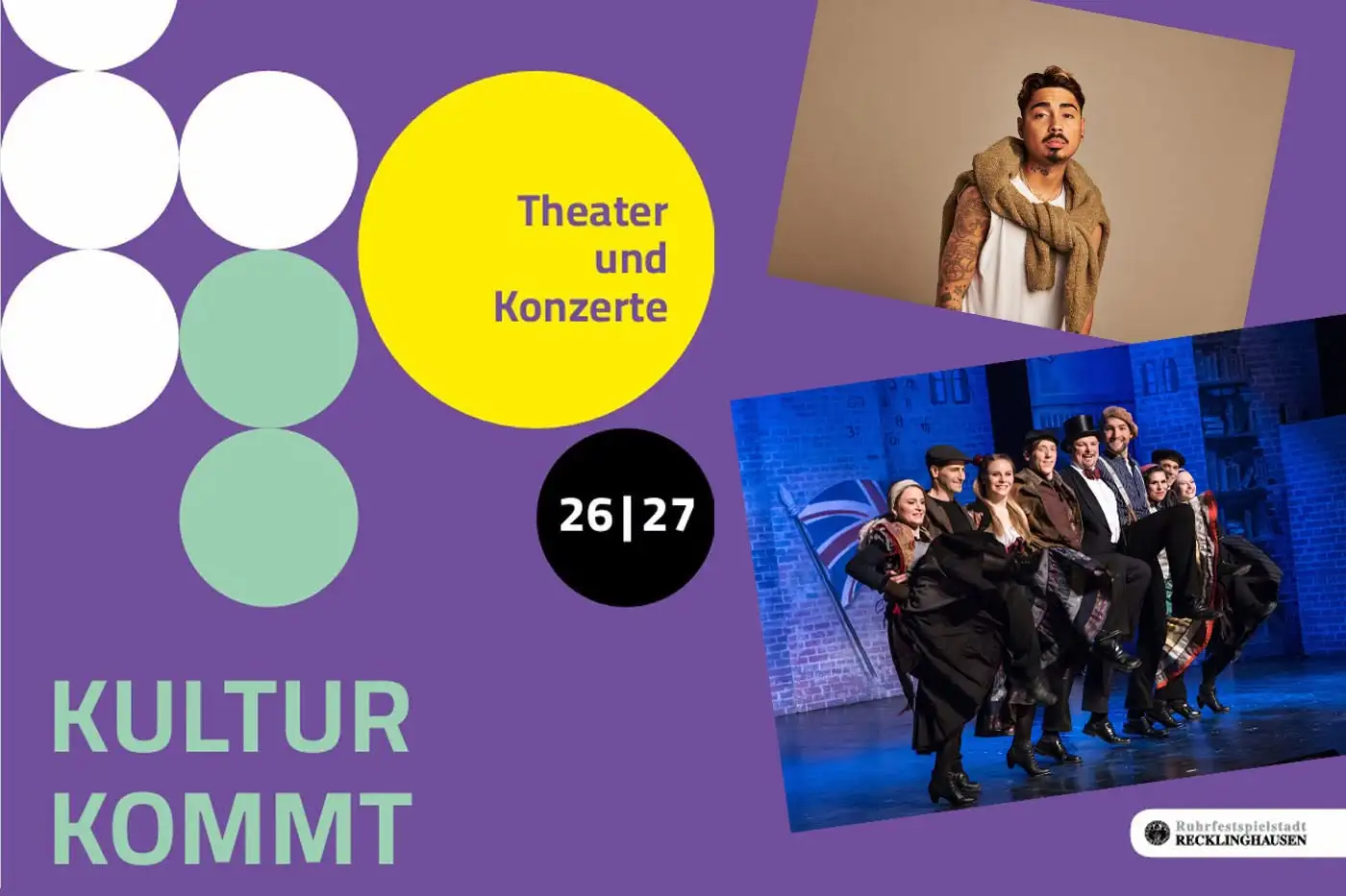 Vorverkauf für „Kultur kommt“ startet: Karten für die Spielzeit 2026/2027