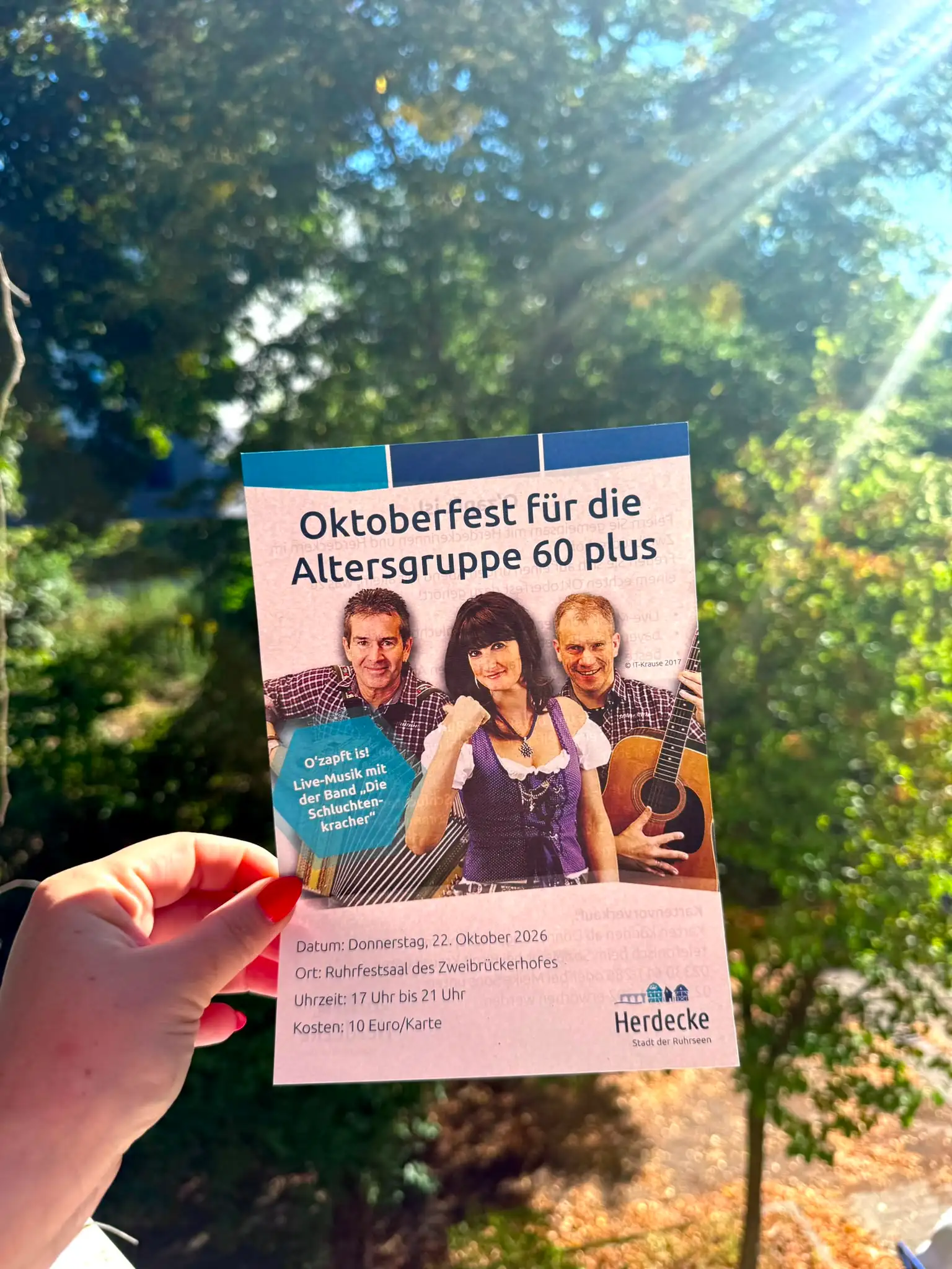 Oktoberfest 60 plus – Kartenverkauf für Bürger*innen ab 60 Jahren