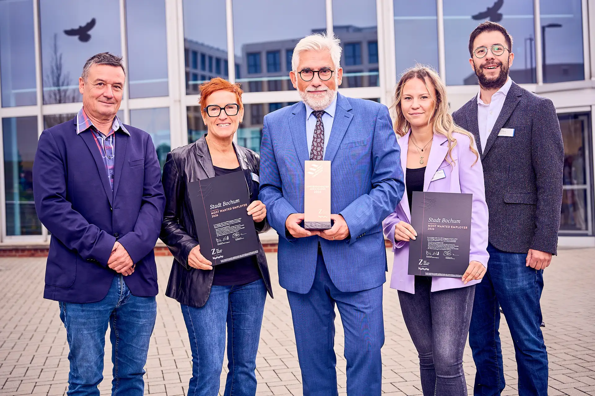 Stadt Bochum im Arbeitgeber-Ranking „Most Wanted Employer 2026“ auf Platz 19