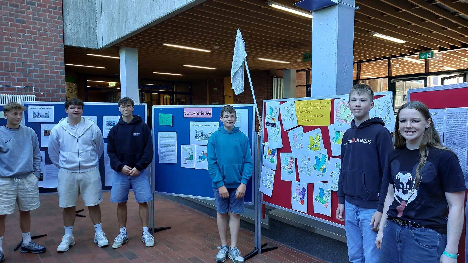 Gesamtschule Wulfen: Nie wieder Krieg!