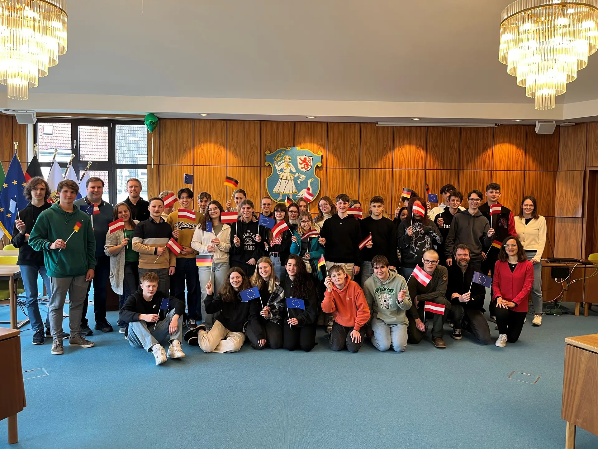 Internationale Schulpartnerschaft: Wiener Gruppe zu Gast in Monheim